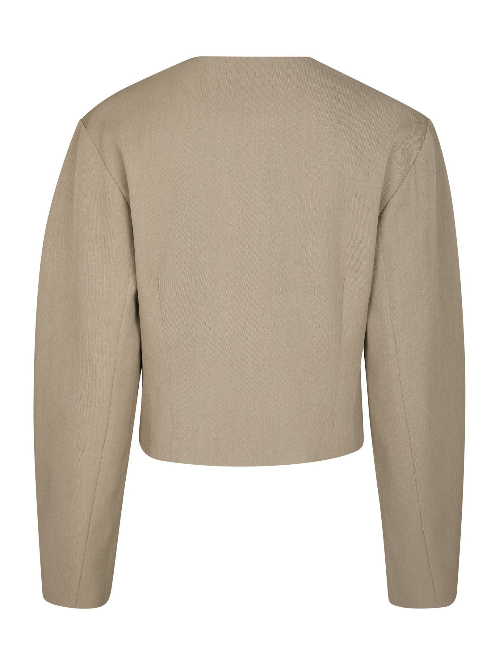 Aranti Structure Curve Jacket - Warm Grey