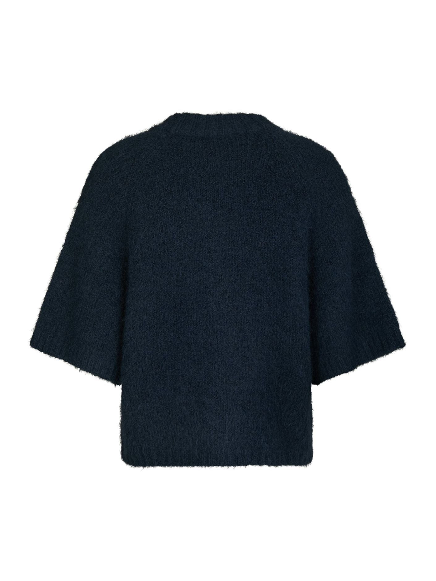 Benuta Fluffy Knit Cardigan - Navy