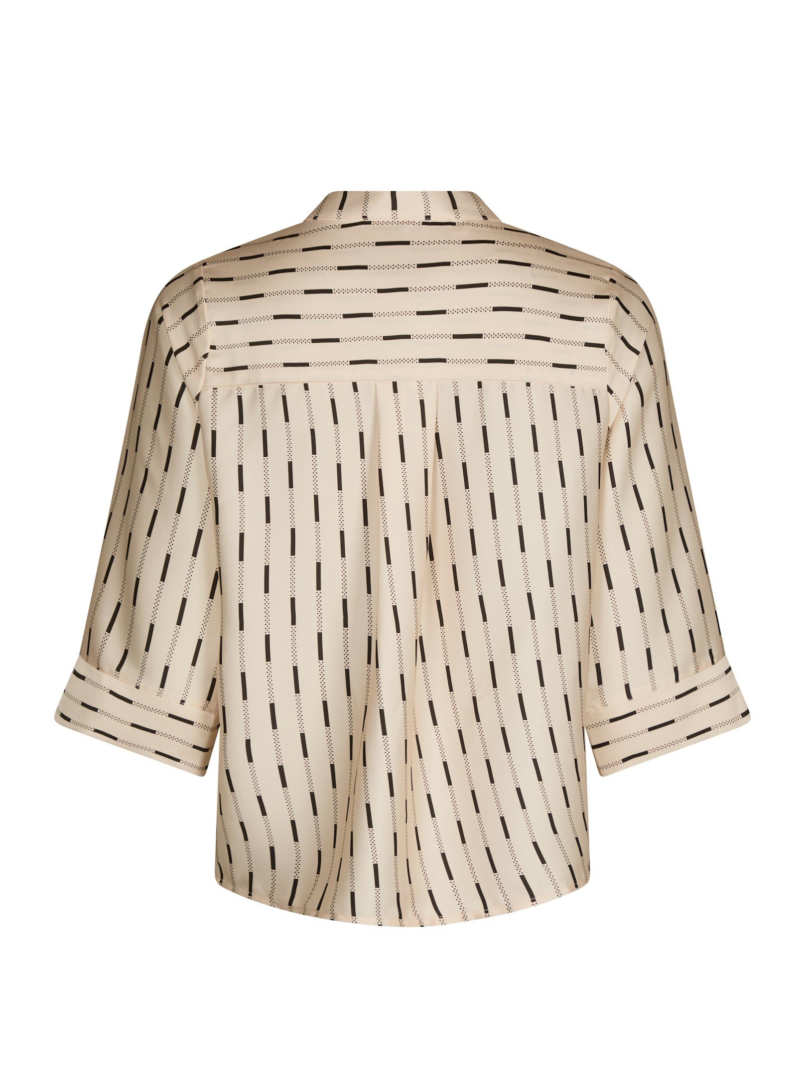 Camile Print Blouse - Creme