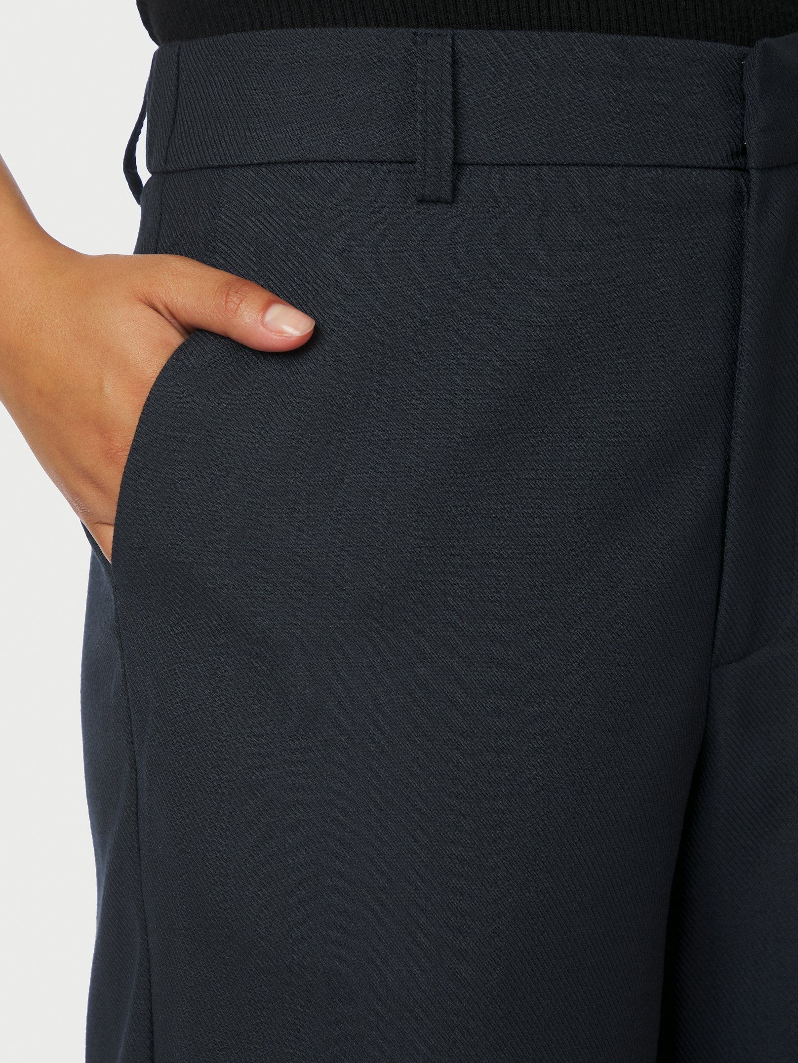 Emmett Melange Pants - Navy