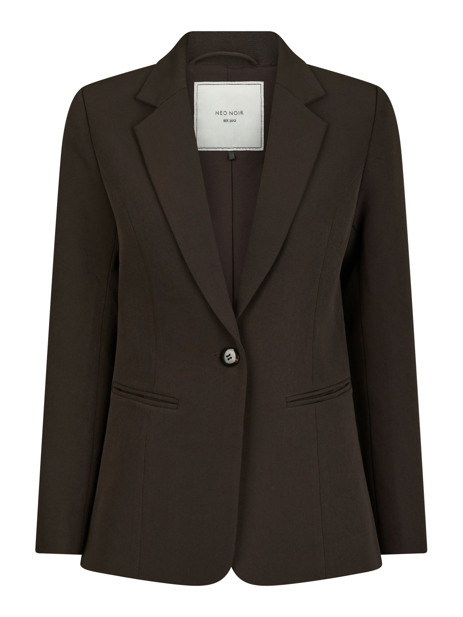Francine Suit Blazer - Dark Brown