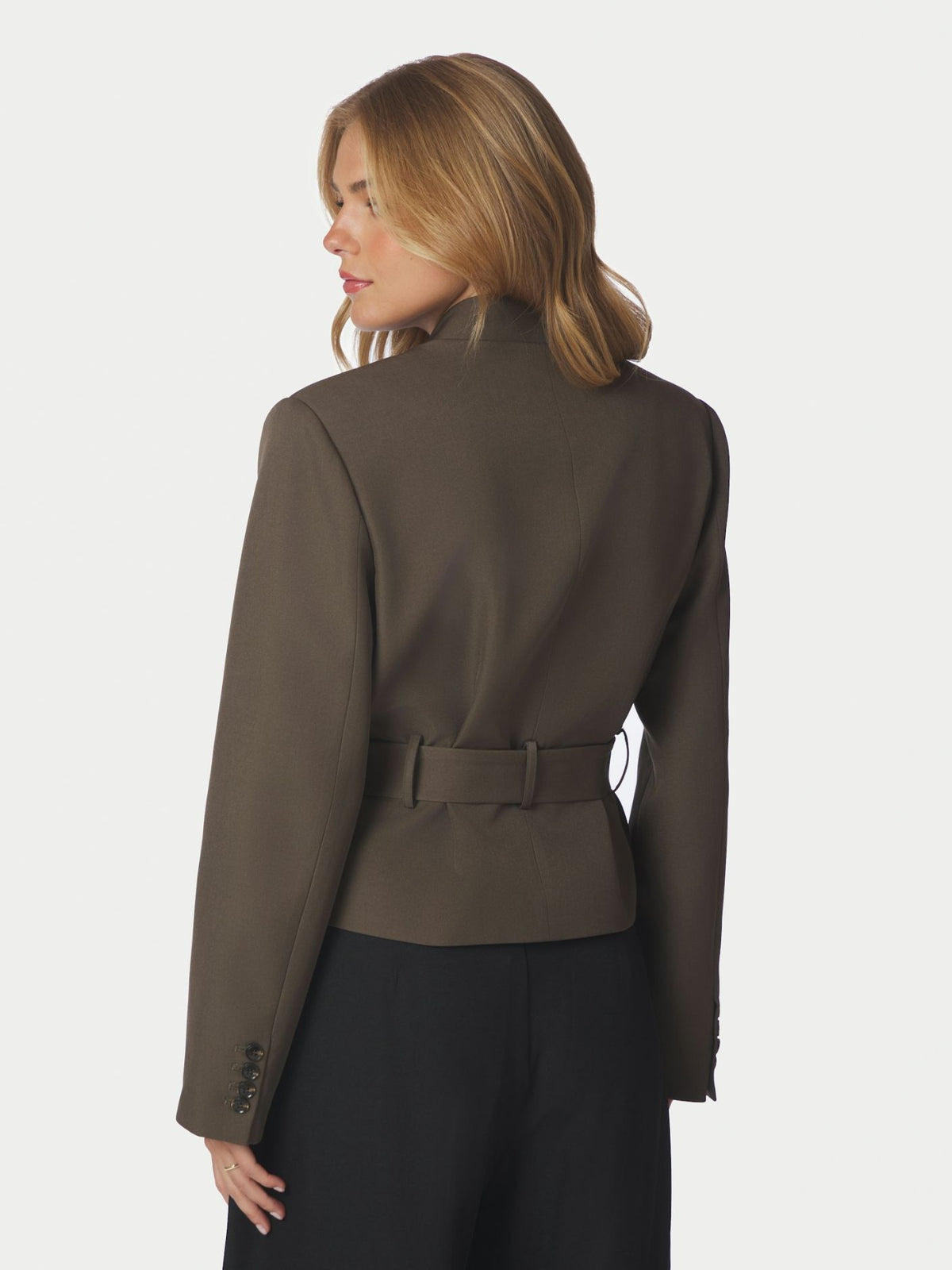 Kailyn Structure Blazer - Dusty Brown