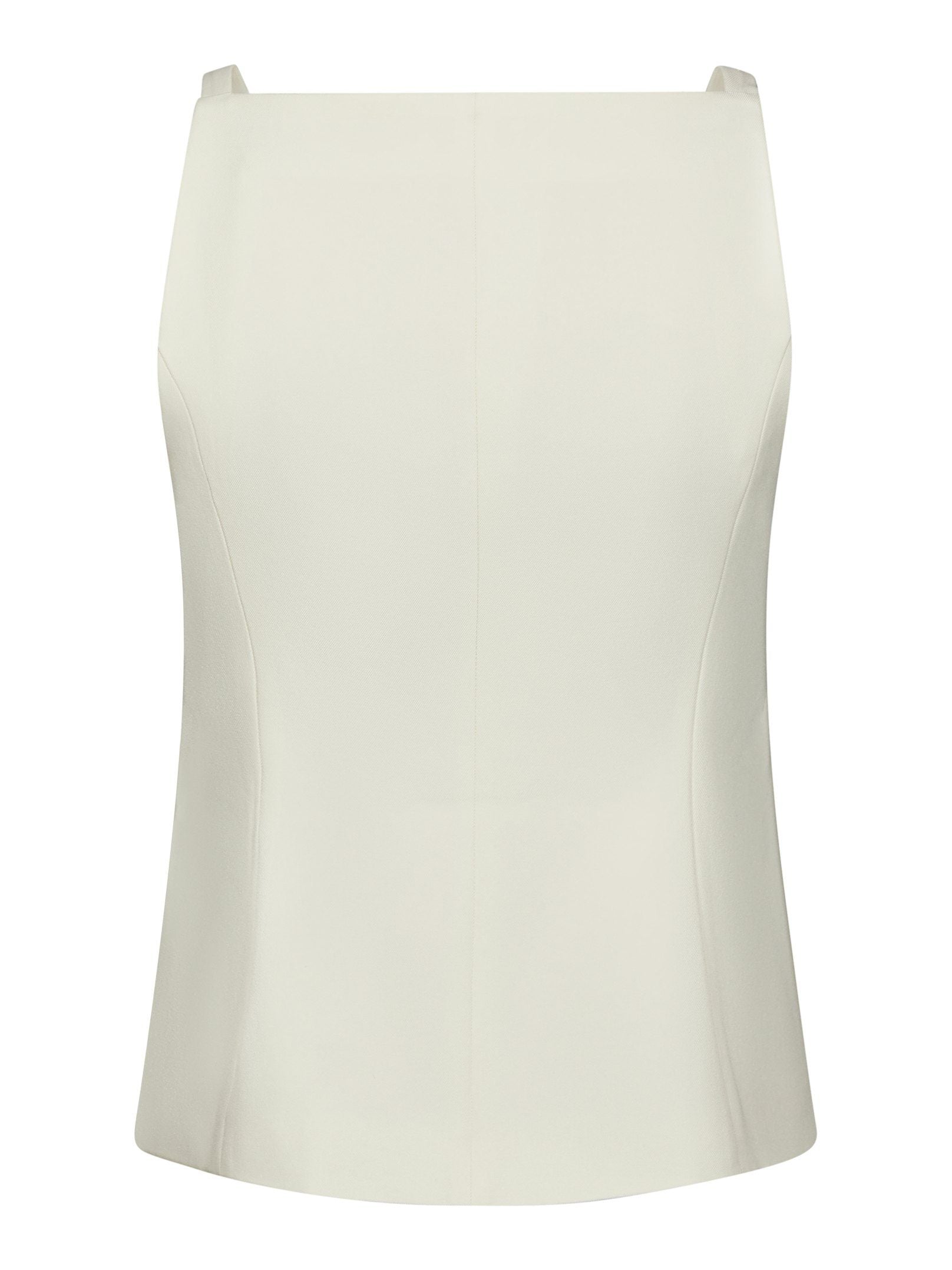 Kylie Structure Waistcoat - Off White