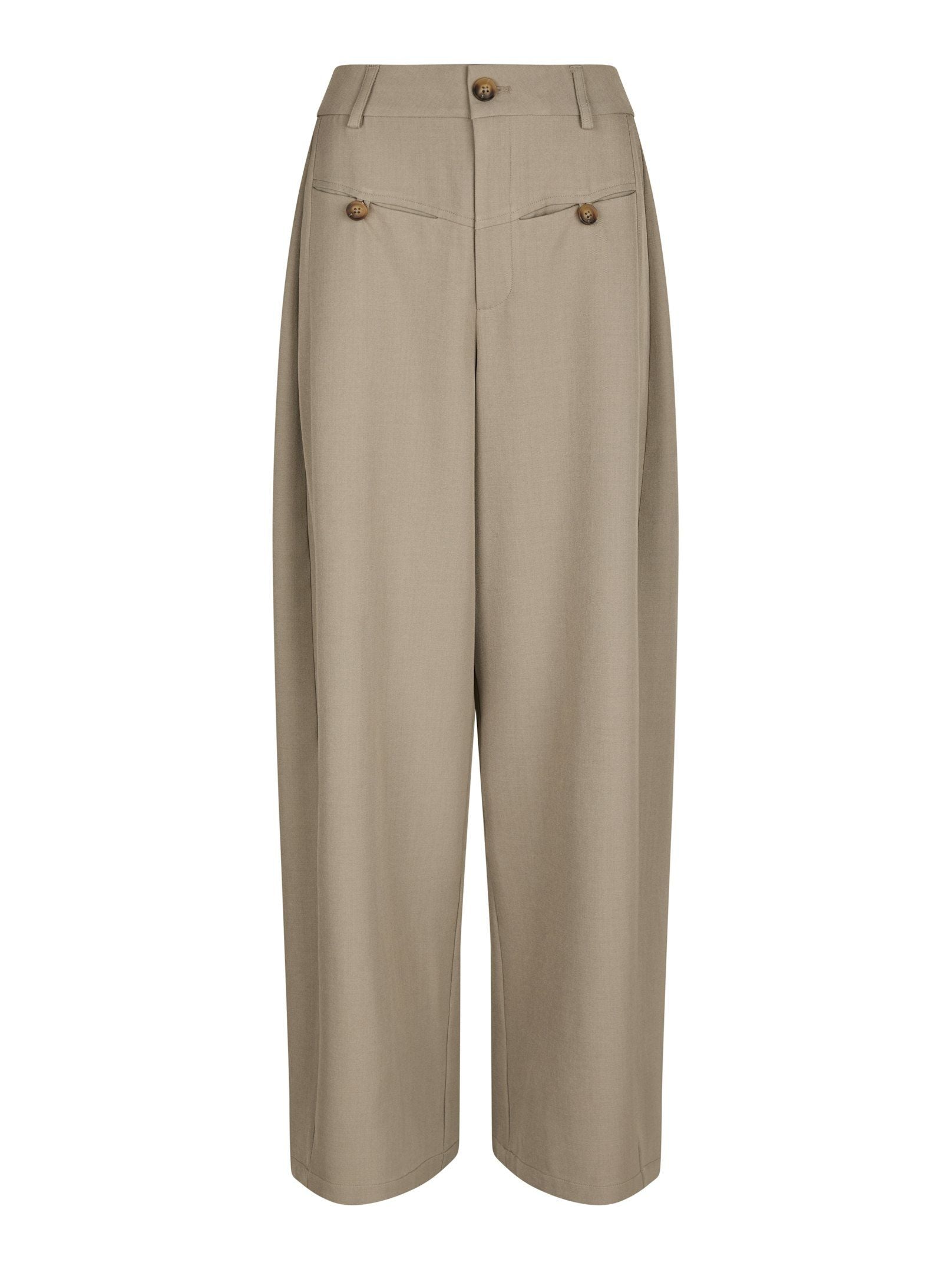 Massie Structure Pants - Warm Grey