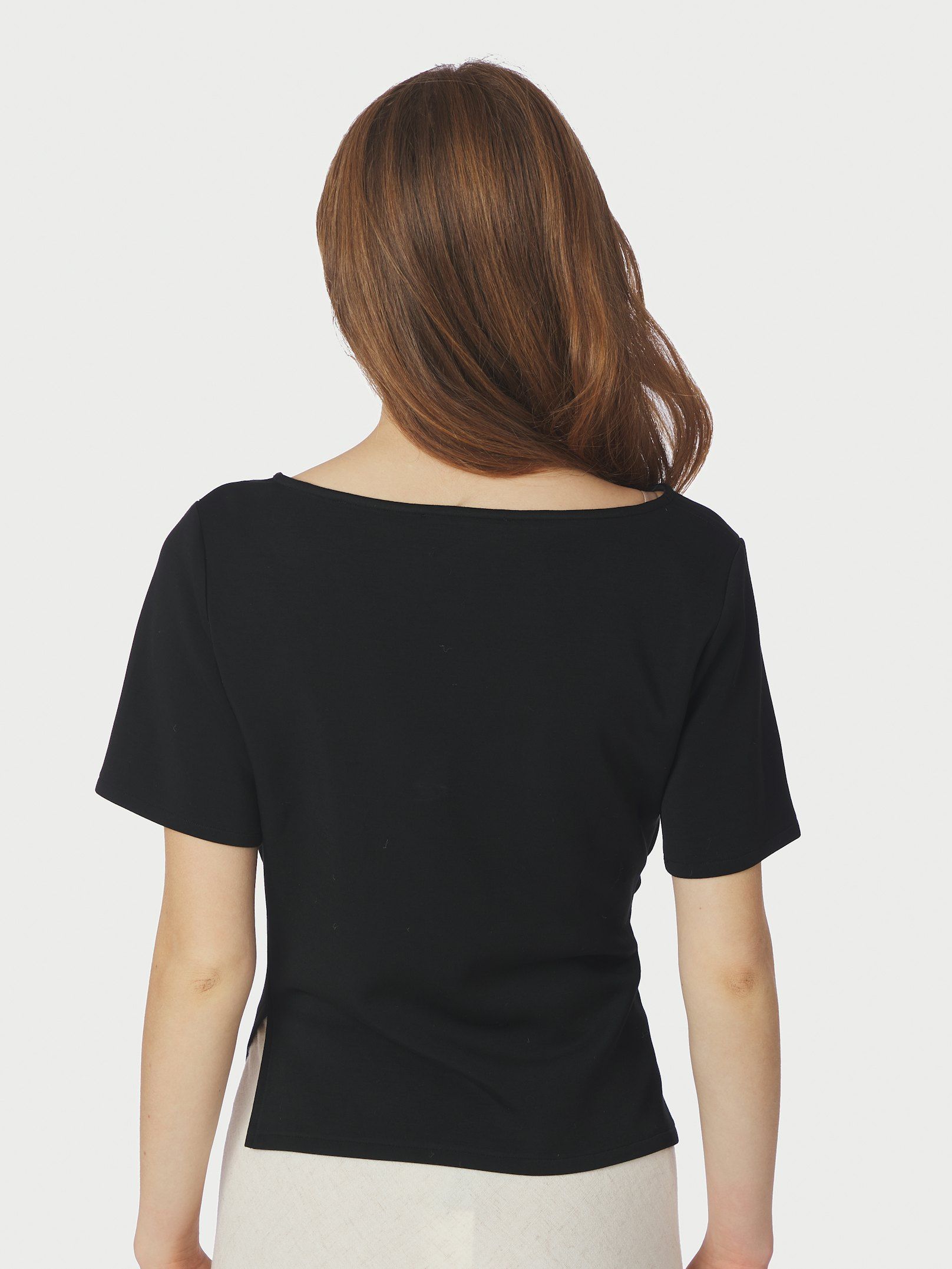 Rasmine Soft Blouse - Black