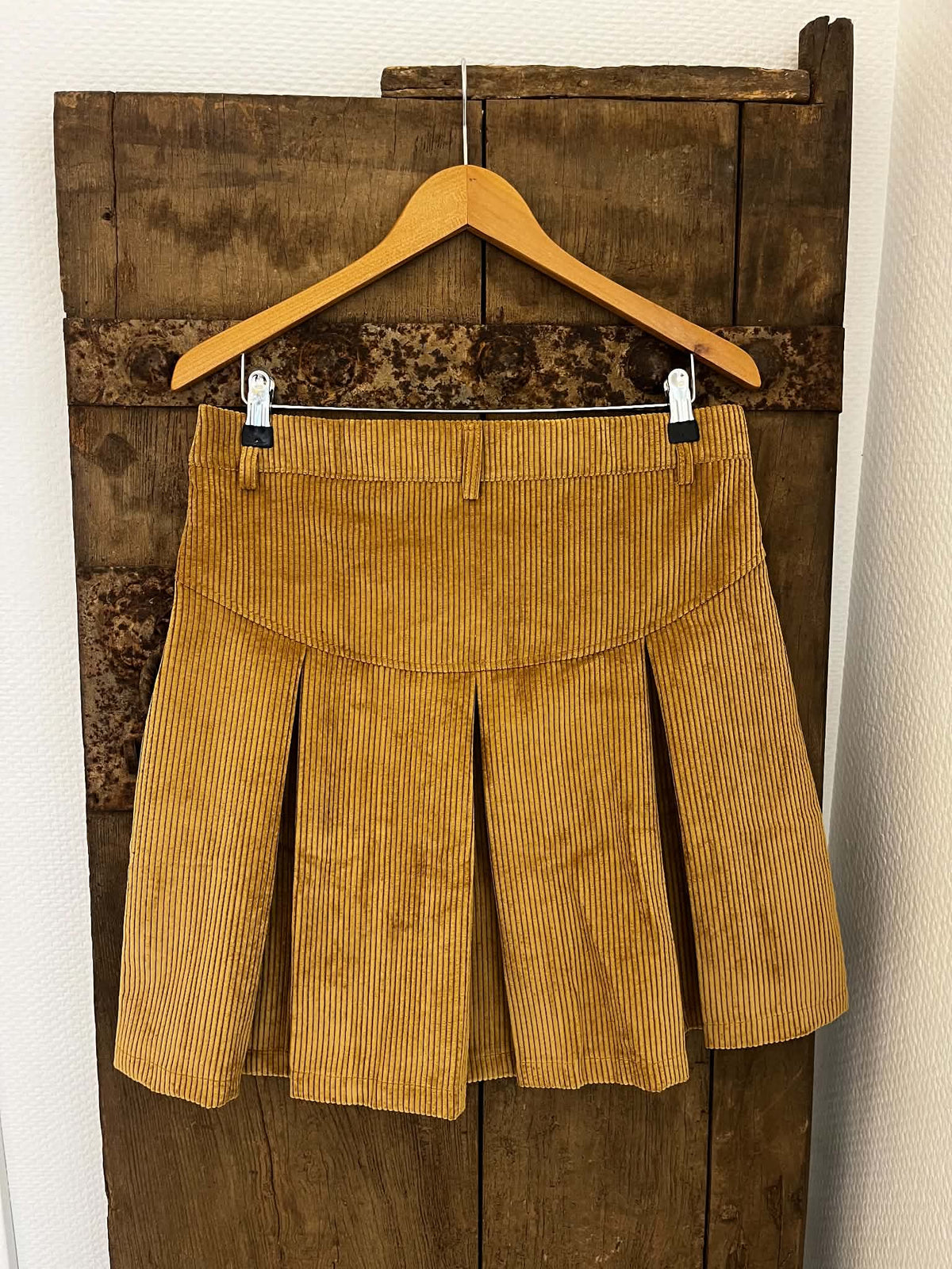 Gitte Corduroy Skirt - Cammello