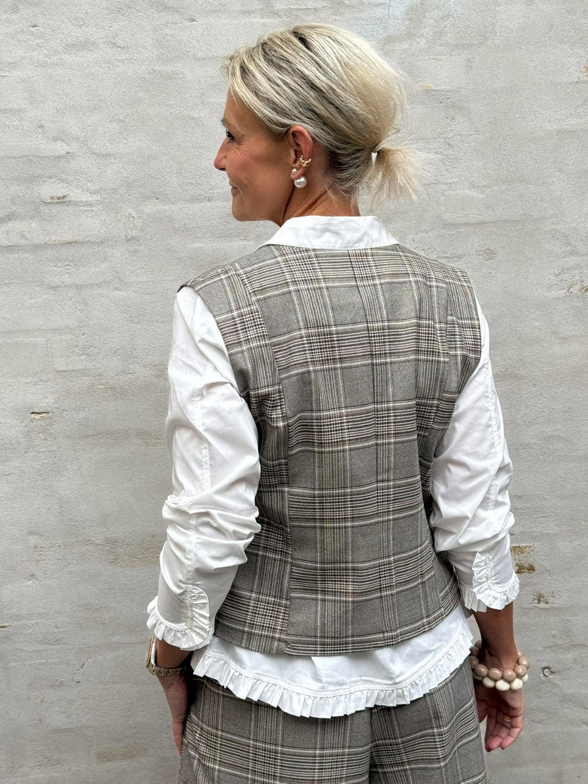 Sherlock Vest - Grey Pattern