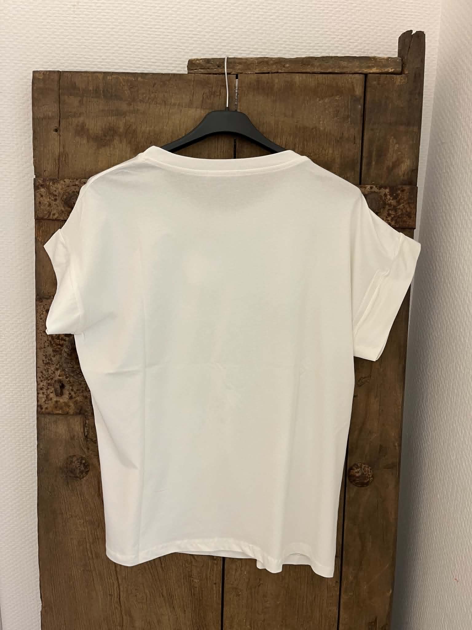 No Regrets Tee - White/Gold