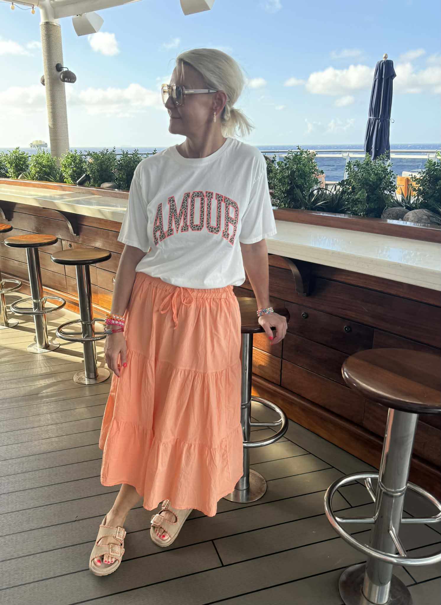 FÖRORDER-Summer Vibe Kjol - Orange