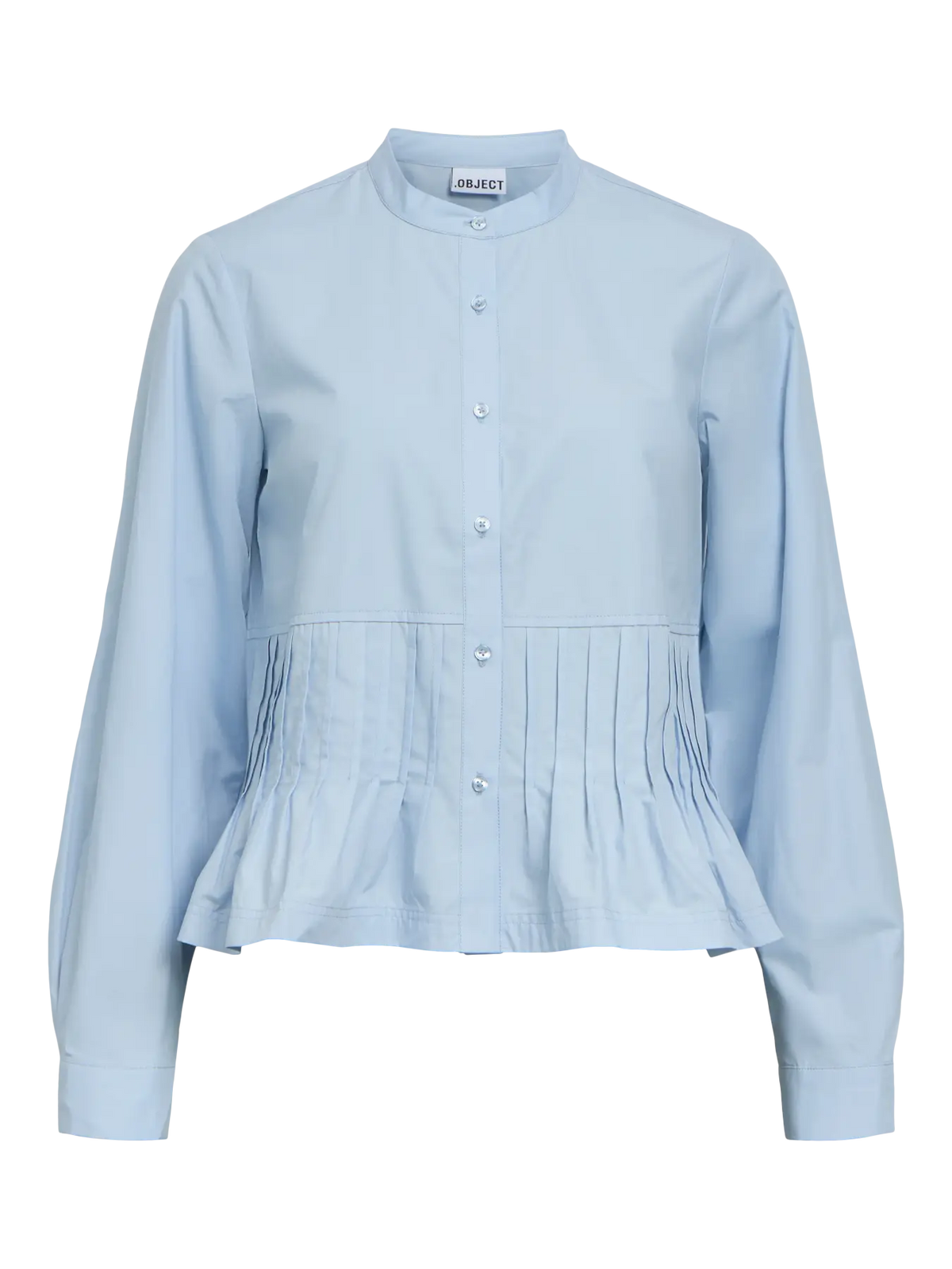 ADONA L/S REG. PLEAT SHIRT - Kentucky Blue