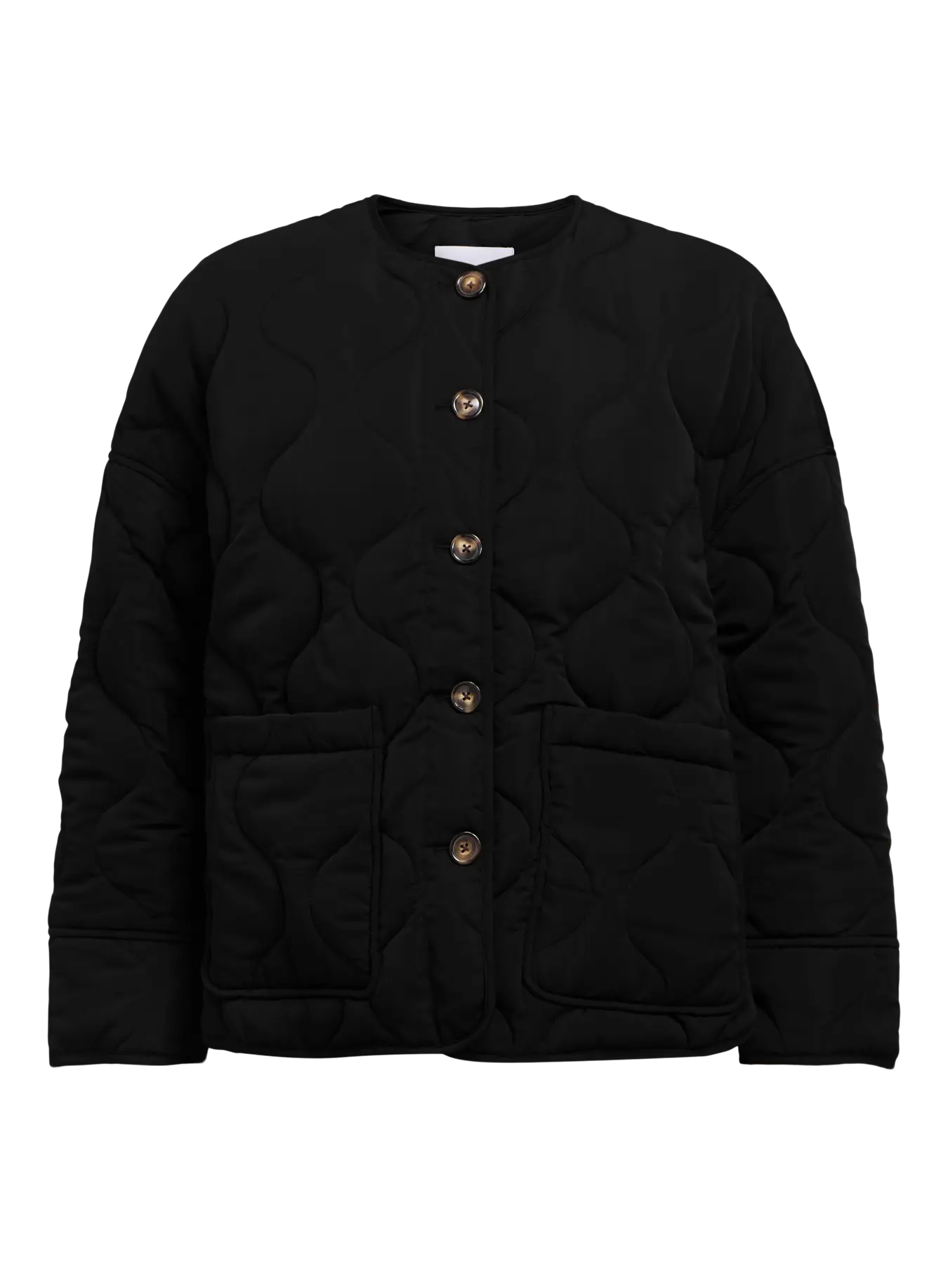 ALLIE QUILTED JACKET - Black