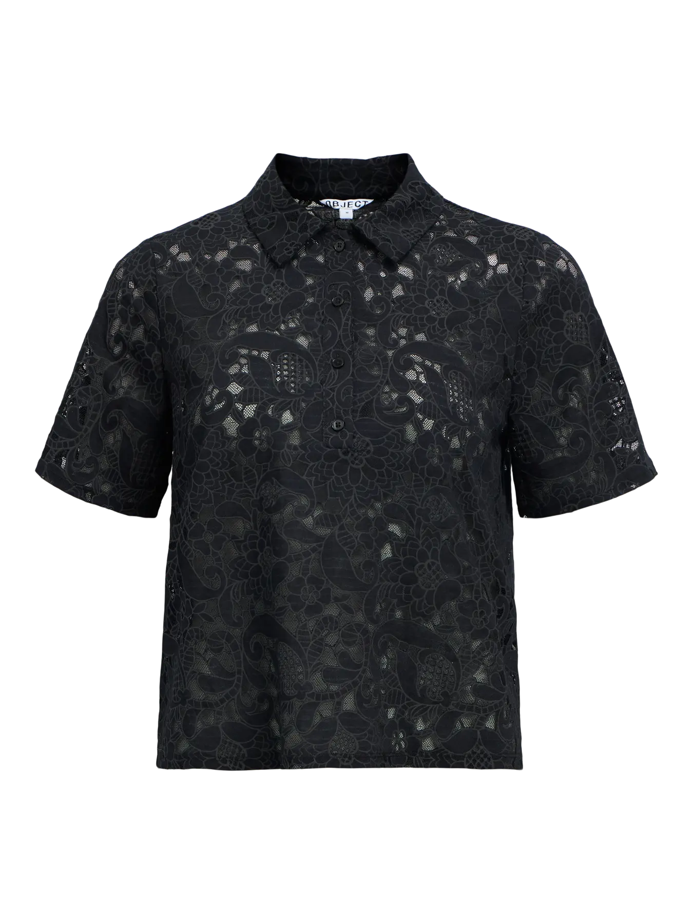 BIANCA POLO TOP - Black