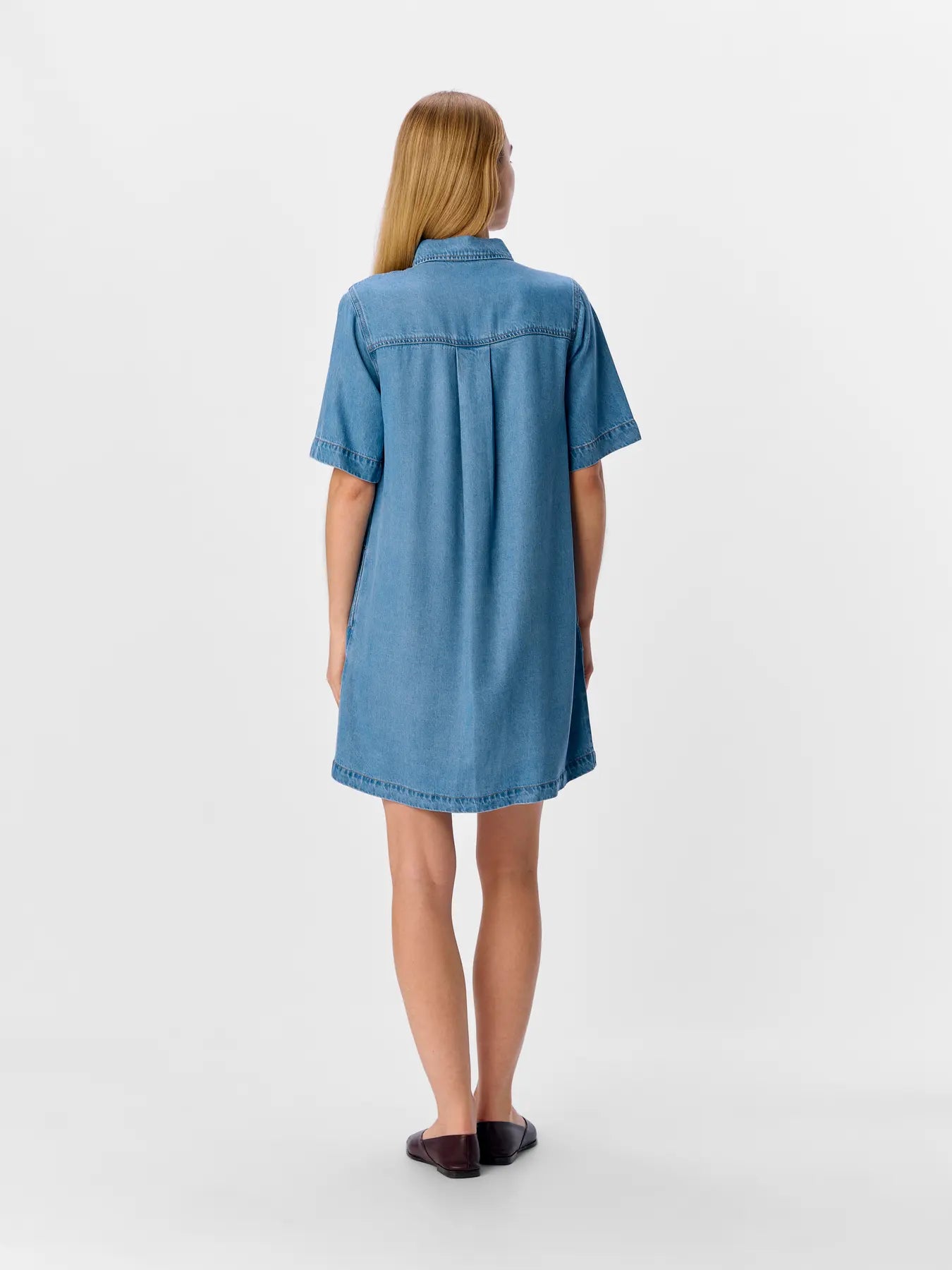 FRAME DENIM DRESS - Light Blue Denim
