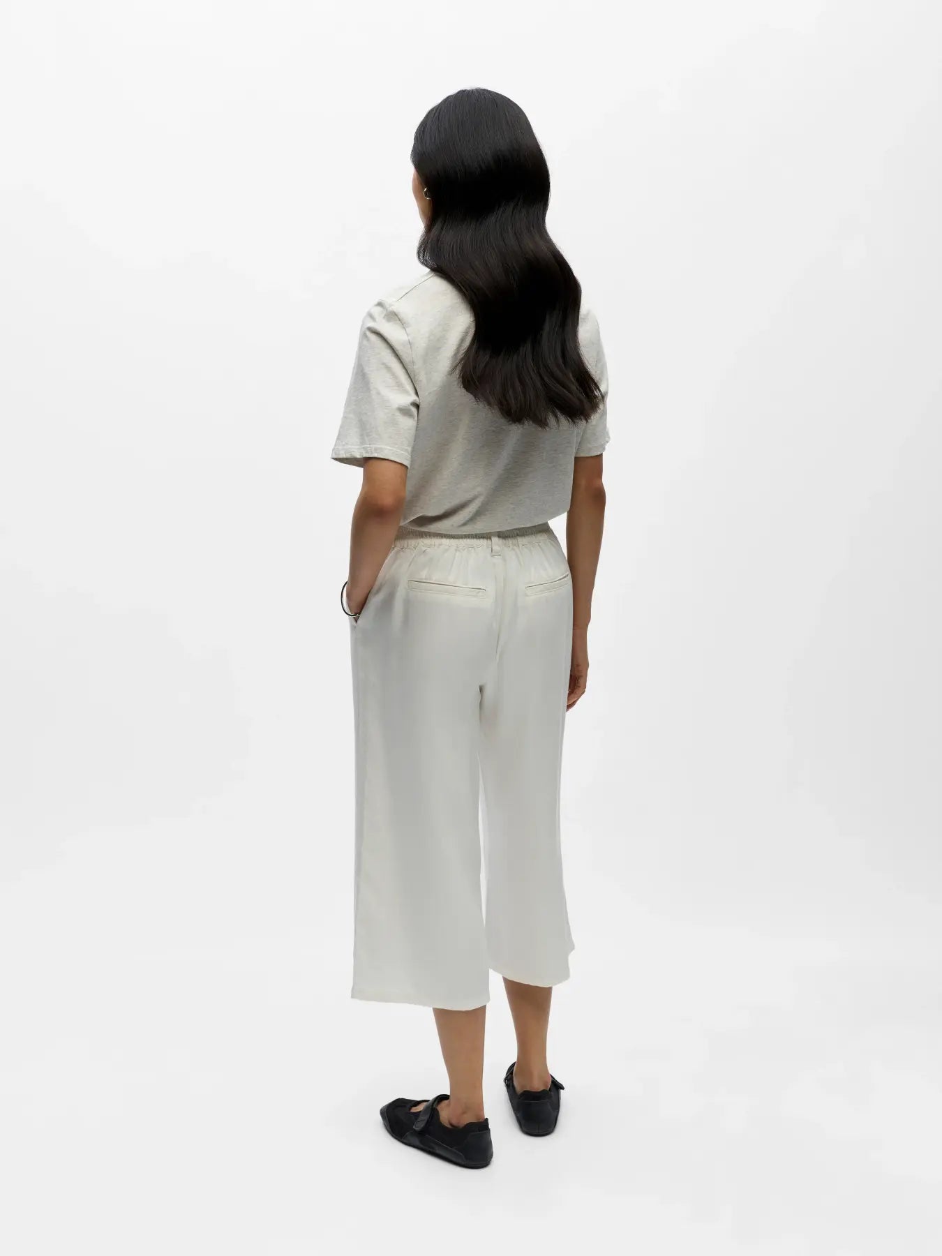 FRAME CULOTTE PANT - Cloud Dancer