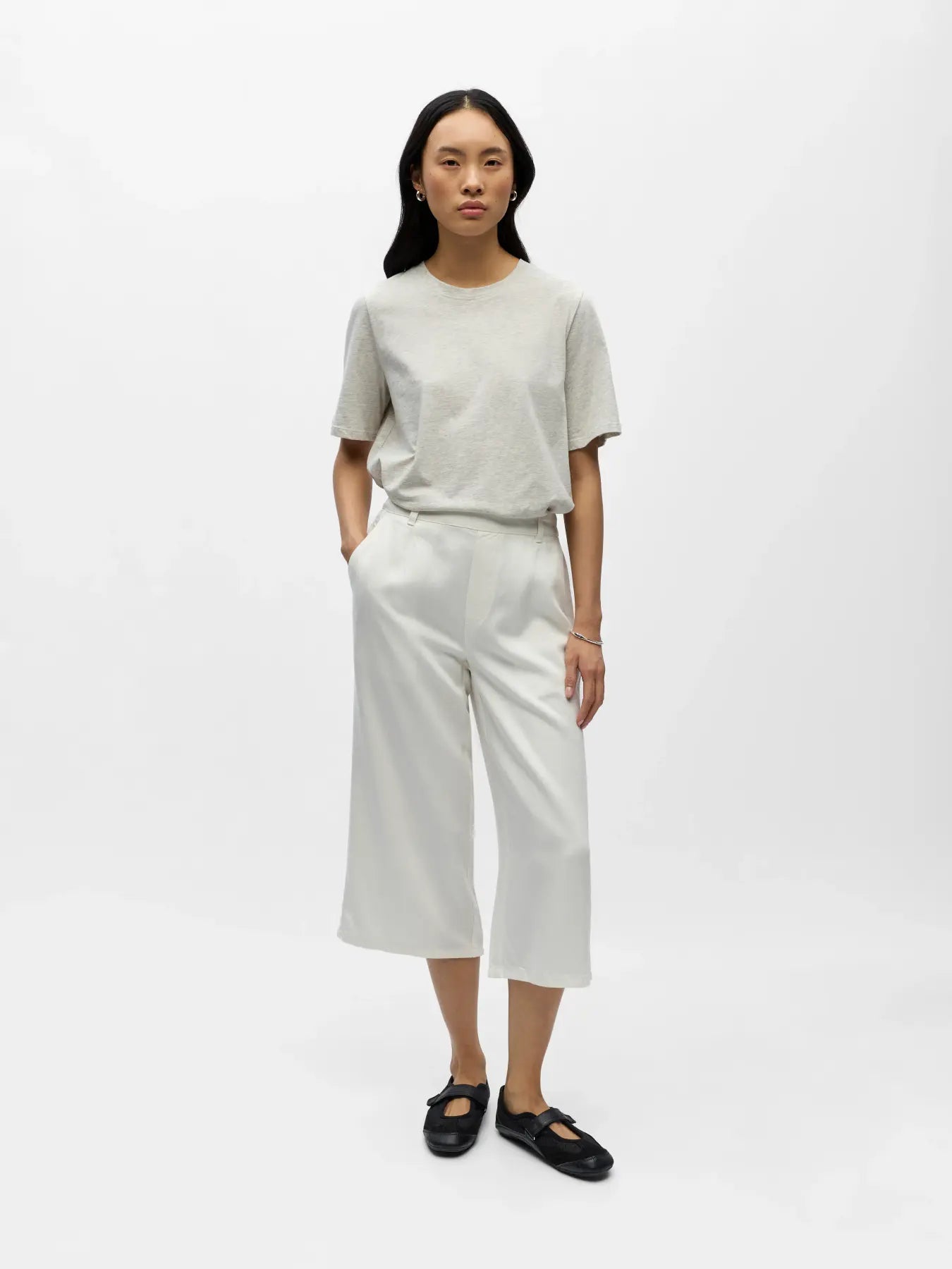 FRAME CULOTTE PANT - Cloud Dancer