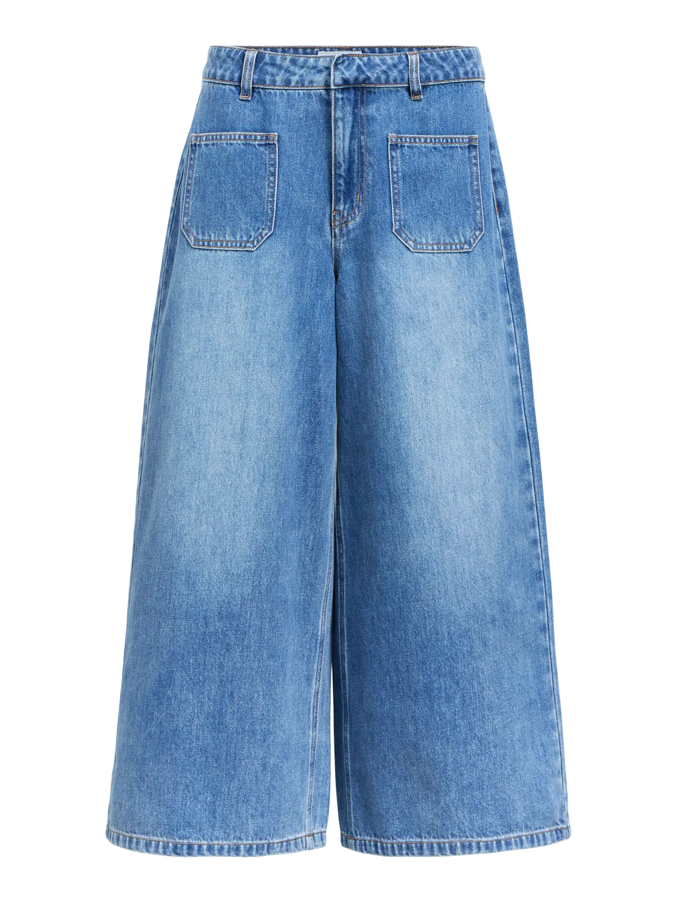 FULLA MW DENIM CULOTTE - Medium Blue Denim