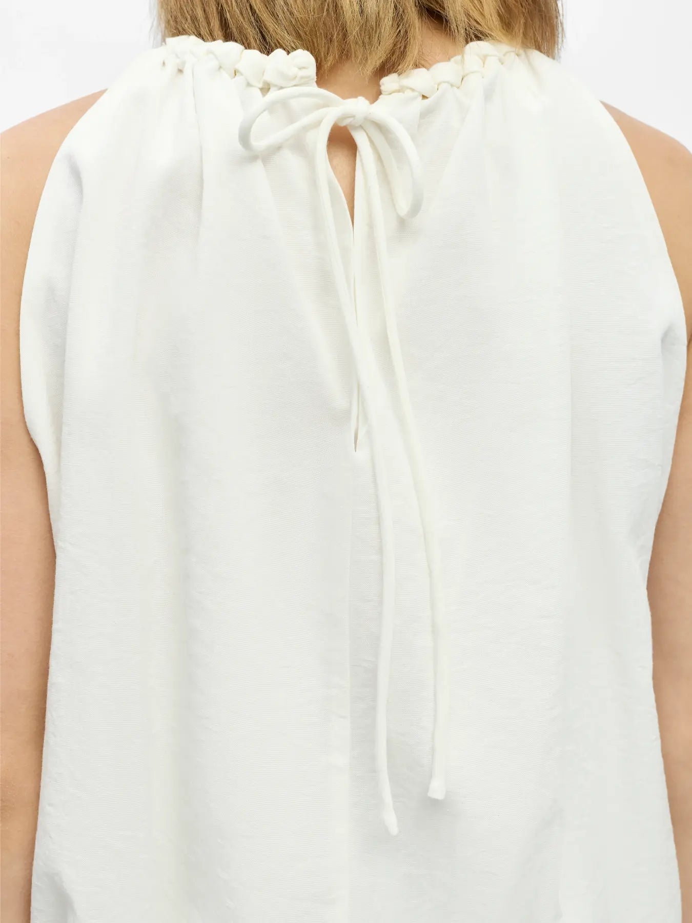 JOLLY S/L TOP - White