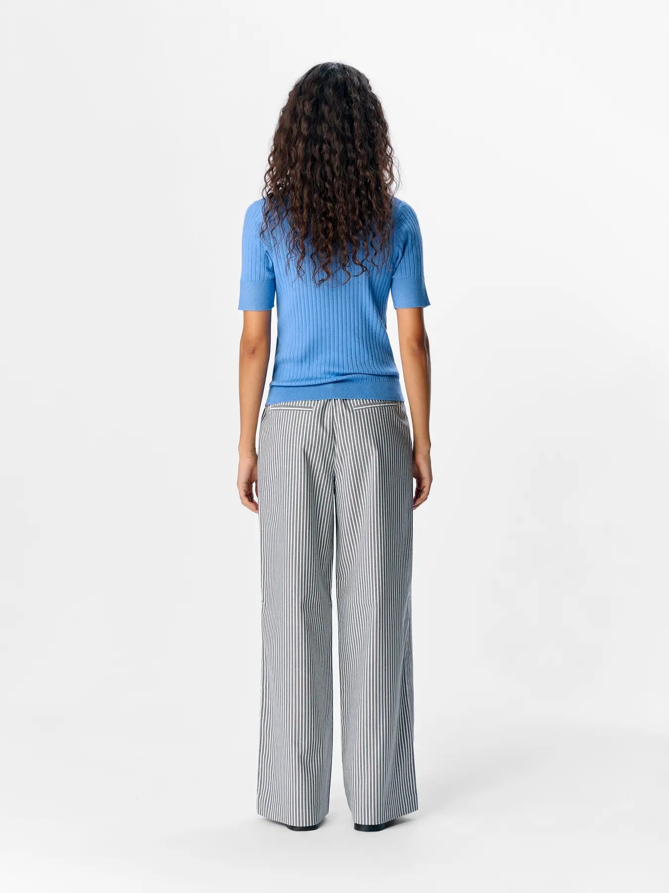 Lisa WIDE pant - Cloud Dancer Sky captain