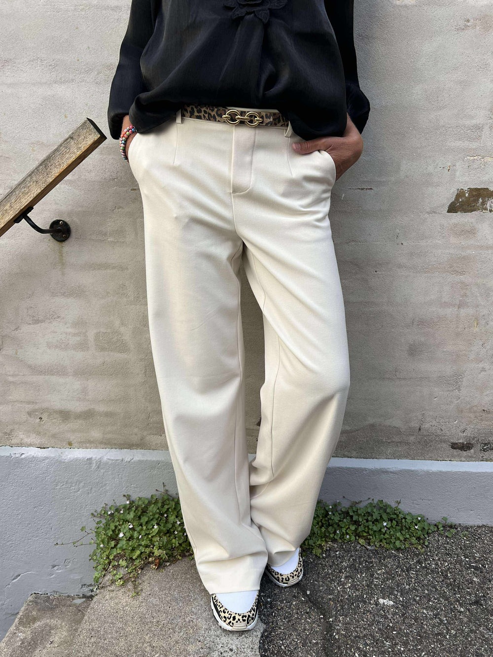LISA WIDE Pant - Sandshell