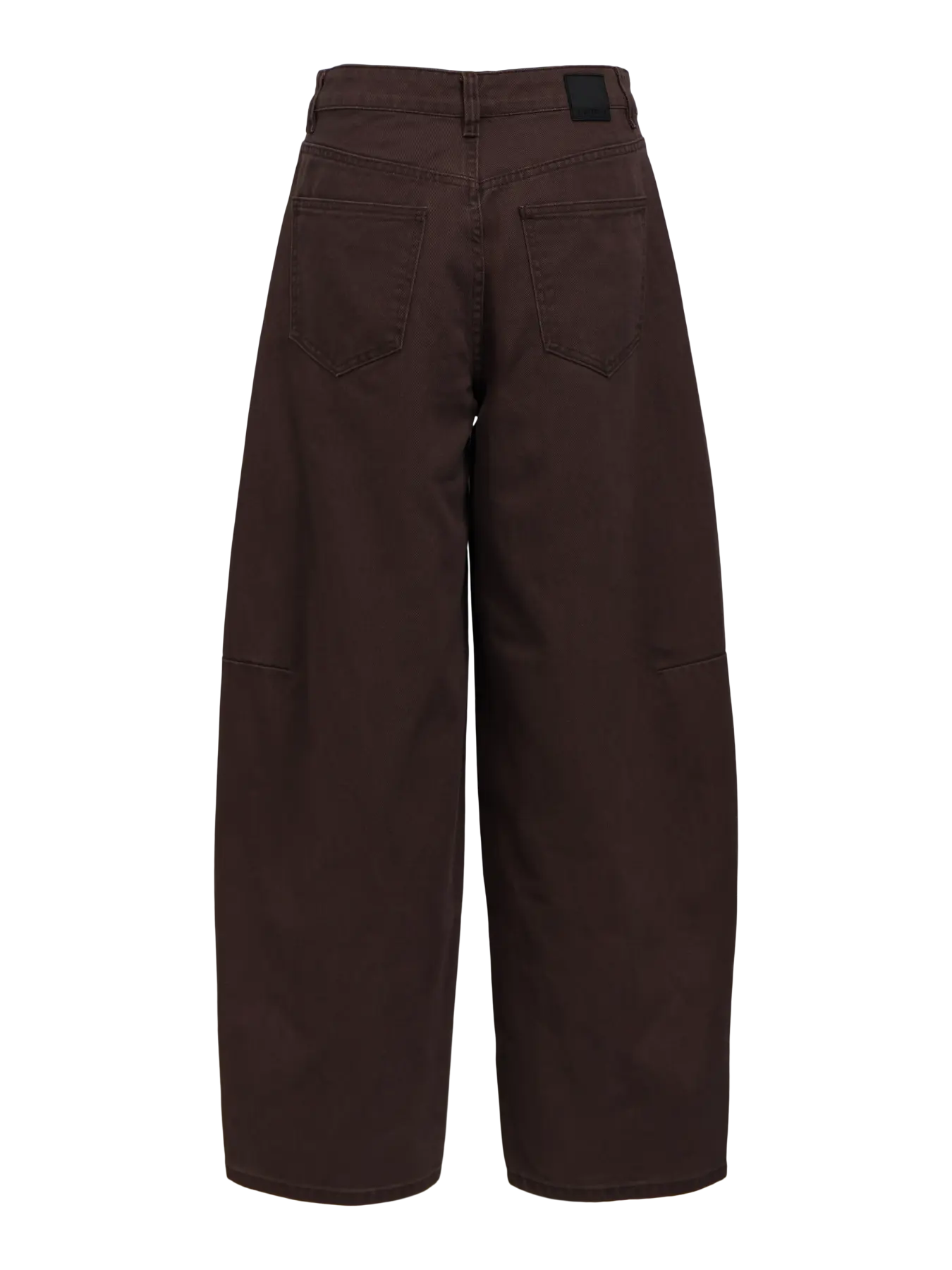 MOJI ELSA SUPER BARREL TWILL JEANS - Seal Brown