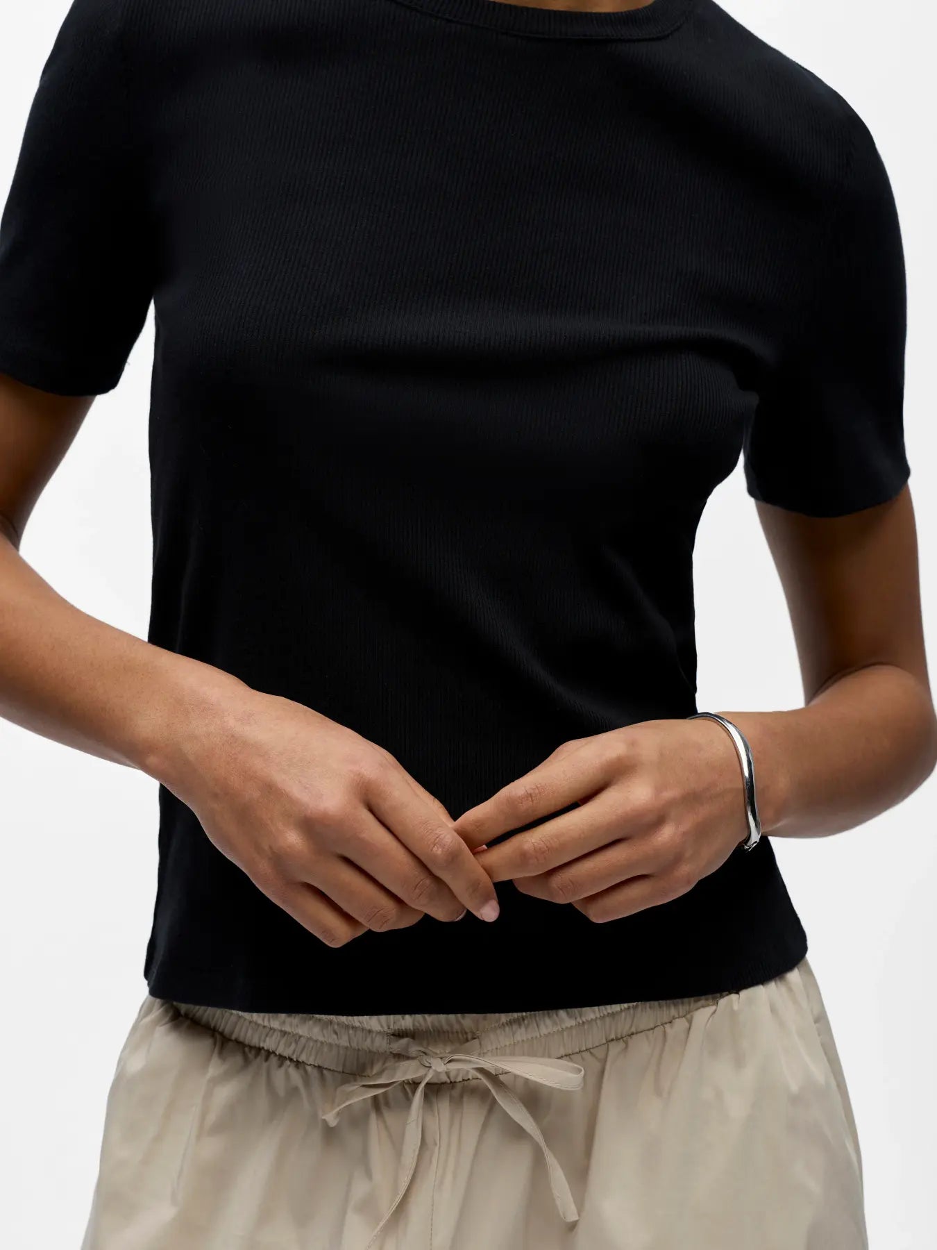 MOLI SS SLI T-SHIRT - Black