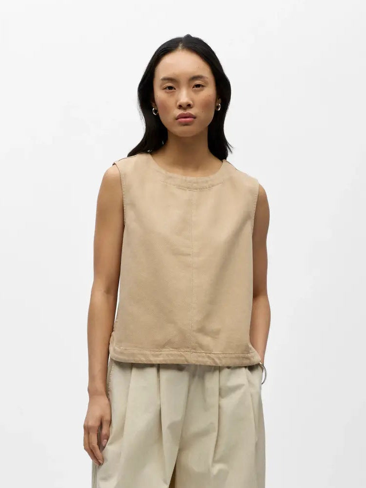 ROSIE DENIM TOP - Humus