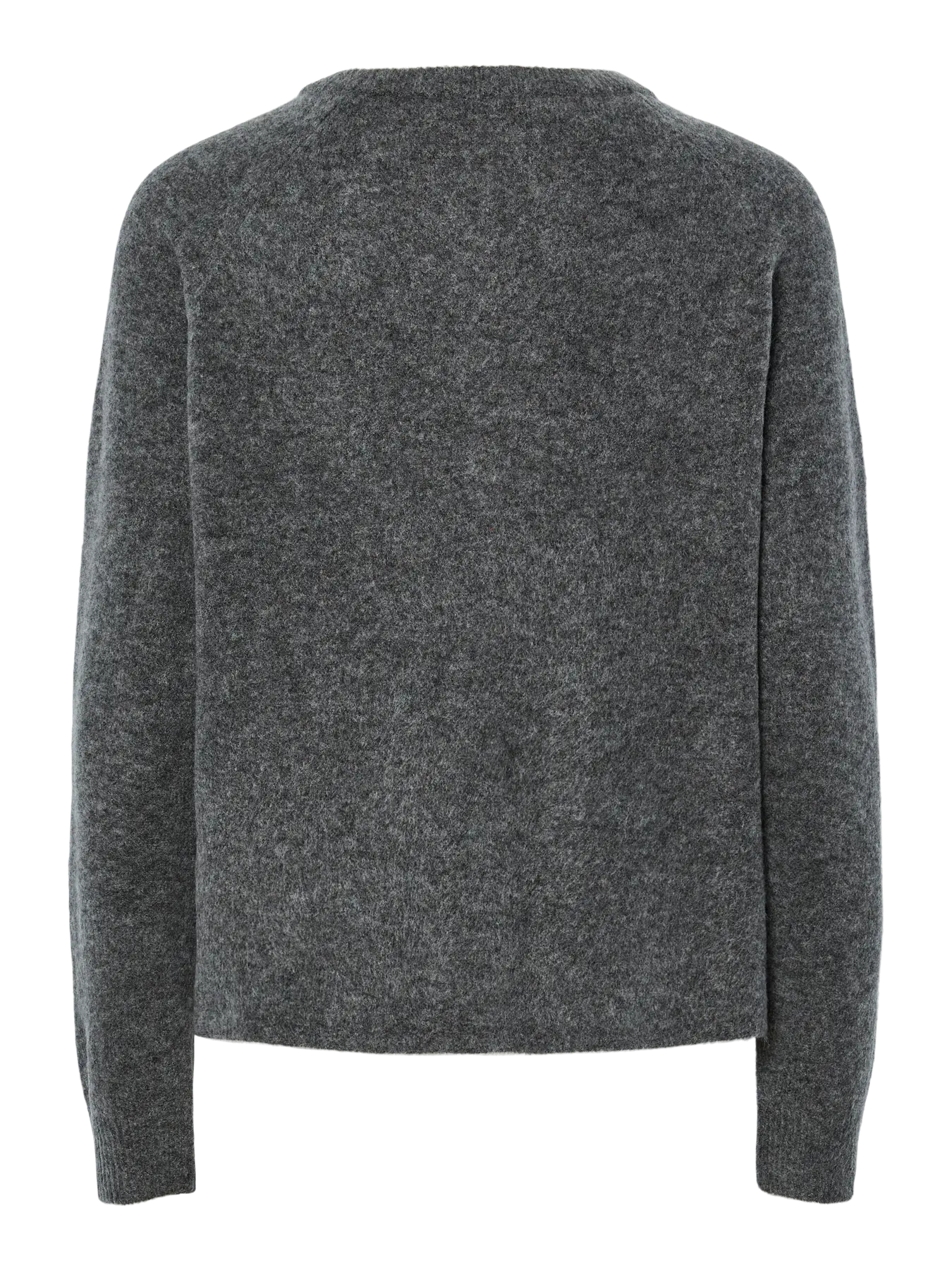JIKO LS KNIT CARDIGAN - Medium Grey Melange