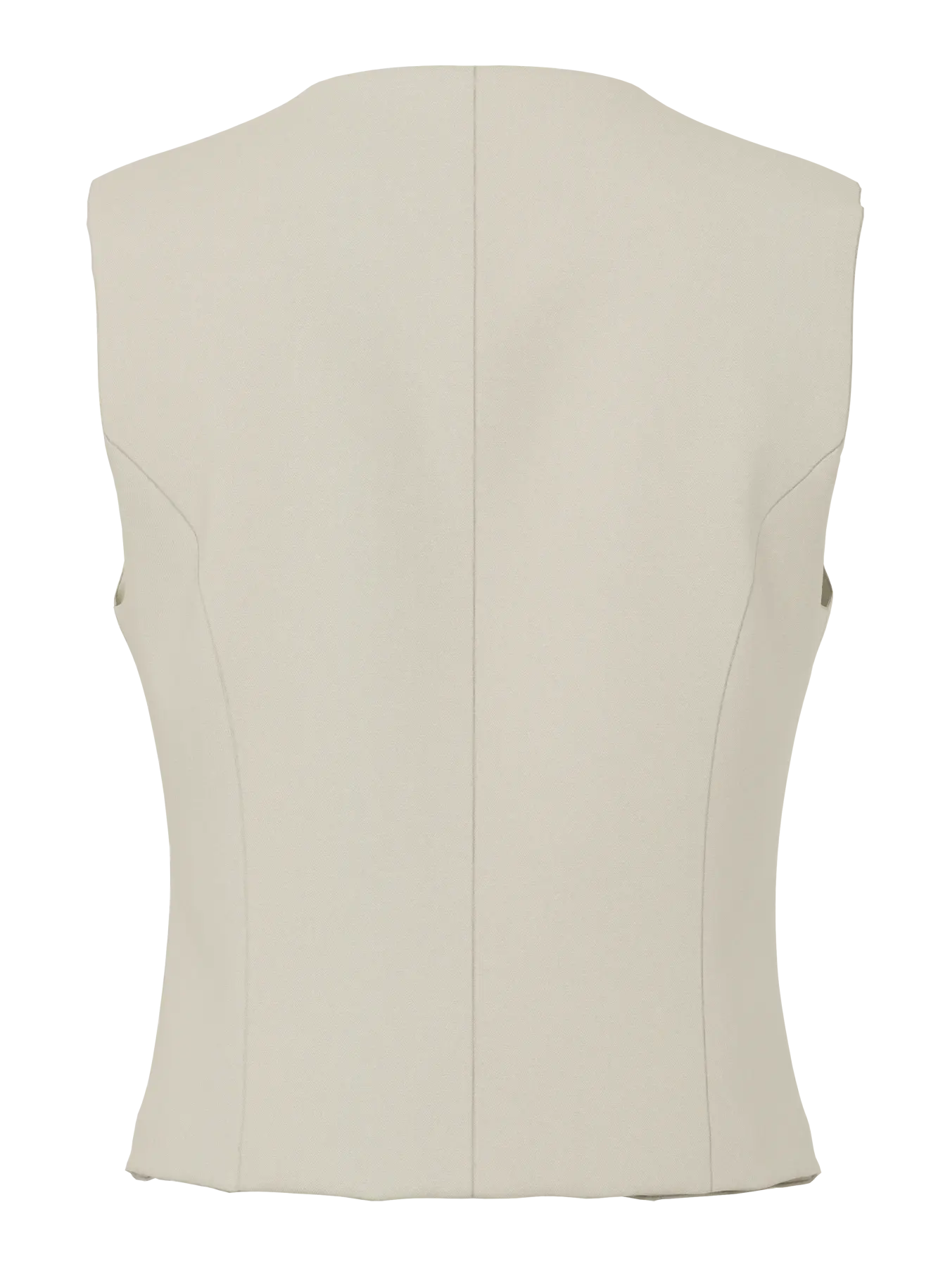 KAMIL FITTED VEST - Silver Lining