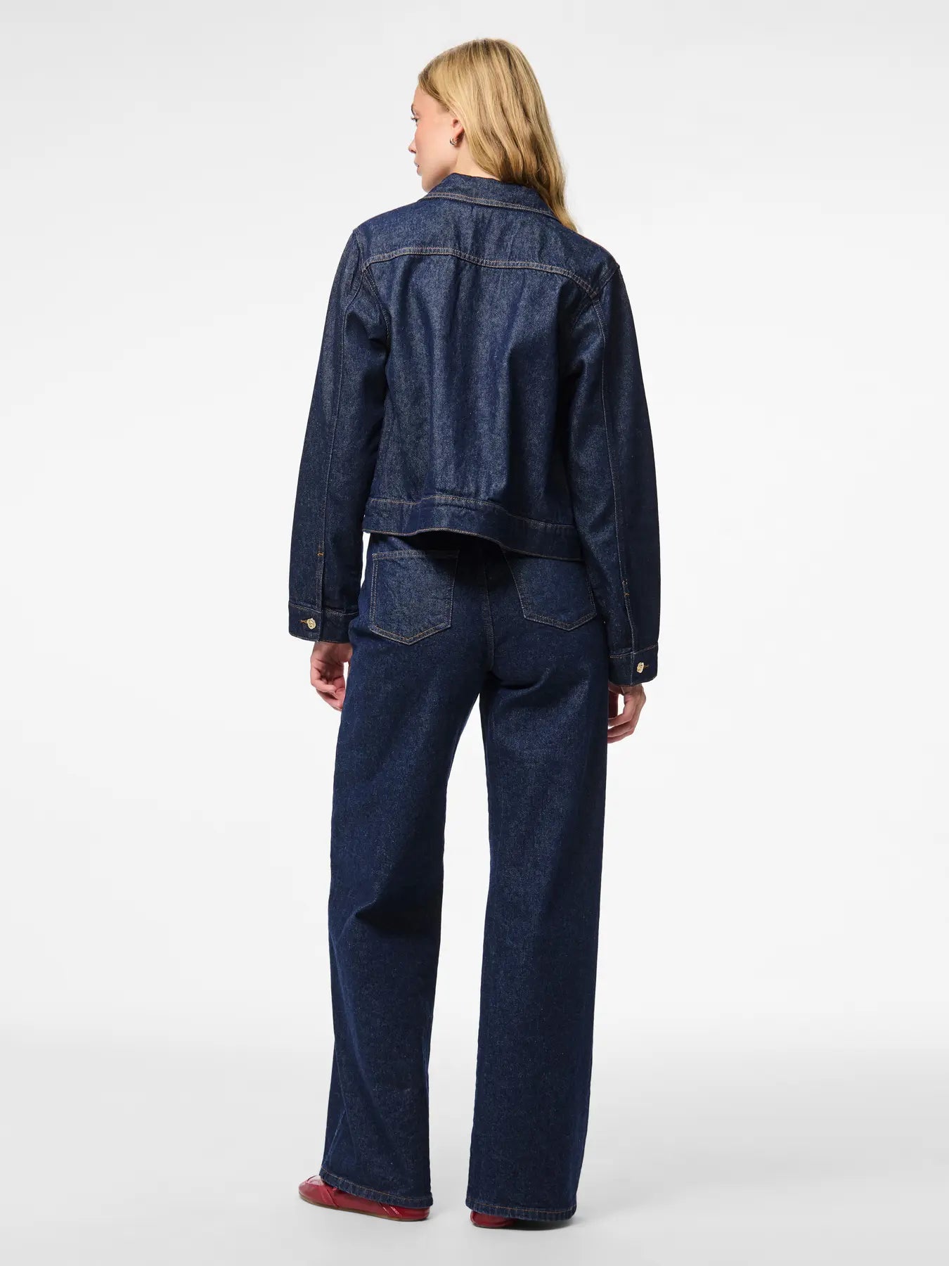 MALIN DENIM JACKET - Dark Blue Denim RAW UNWASHED