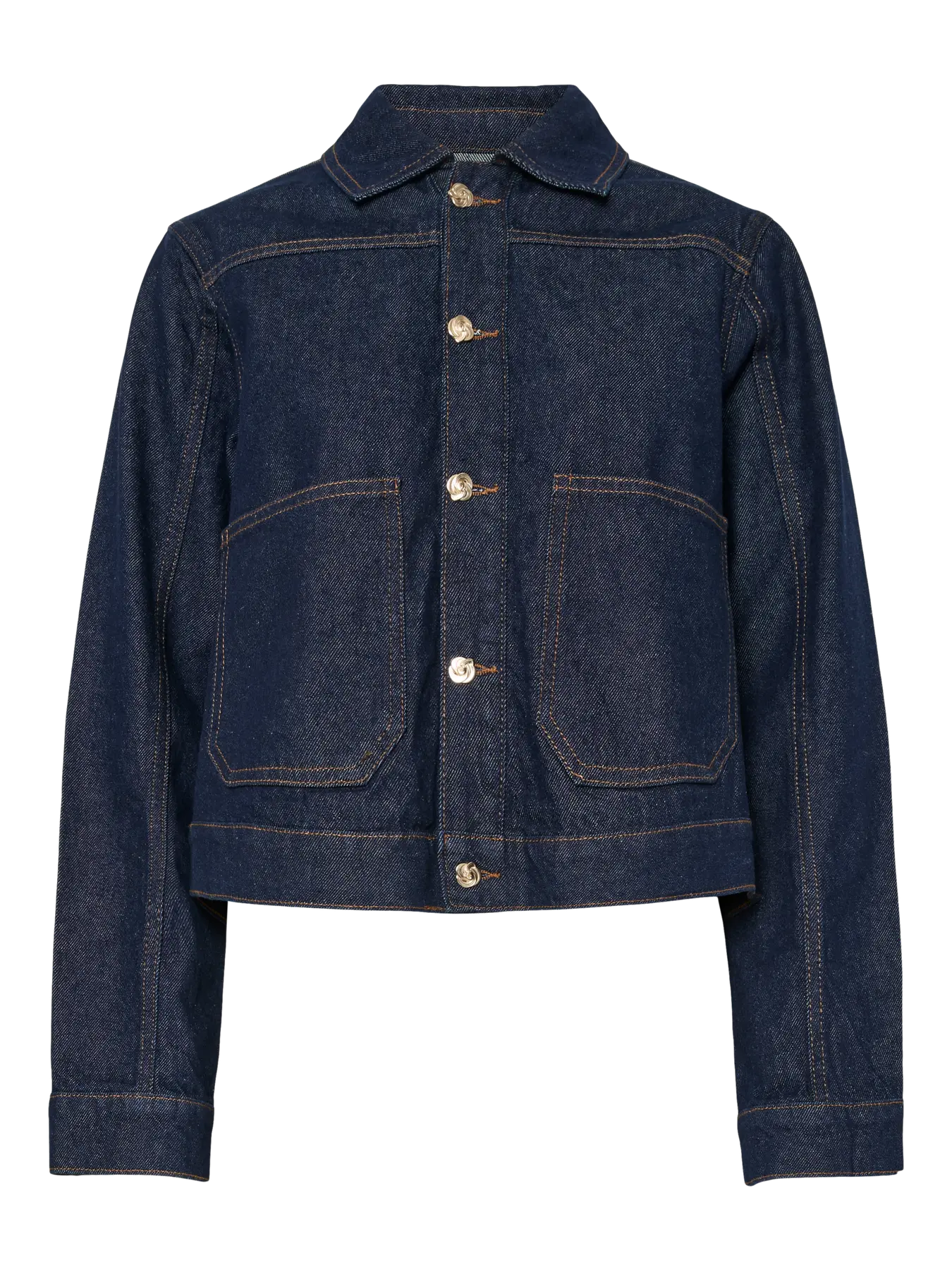 MALIN DENIM JACKET - Dark Blue Denim RAW UNWASHED