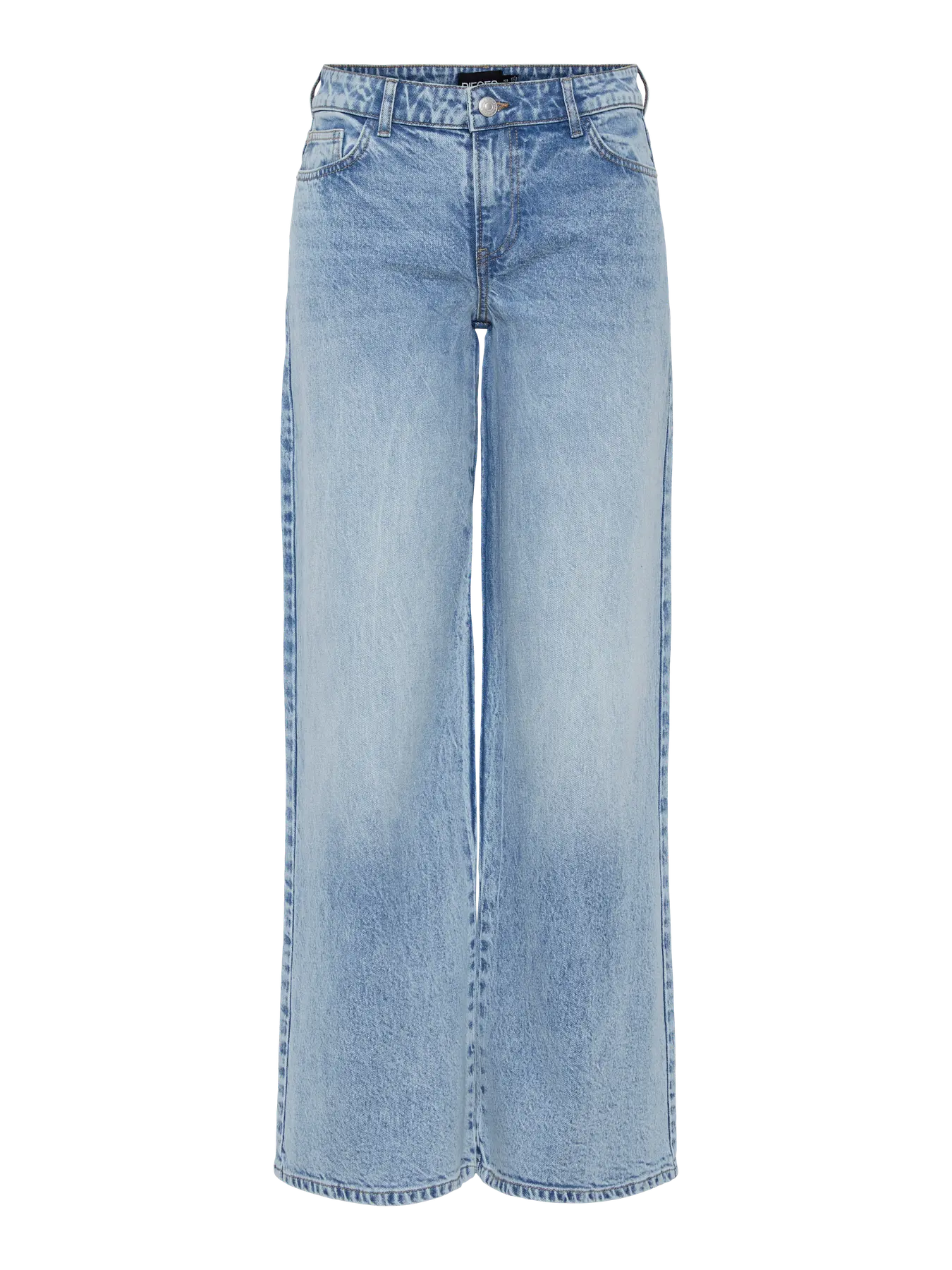 Selma low waist wide jeans - Light Blue Denim