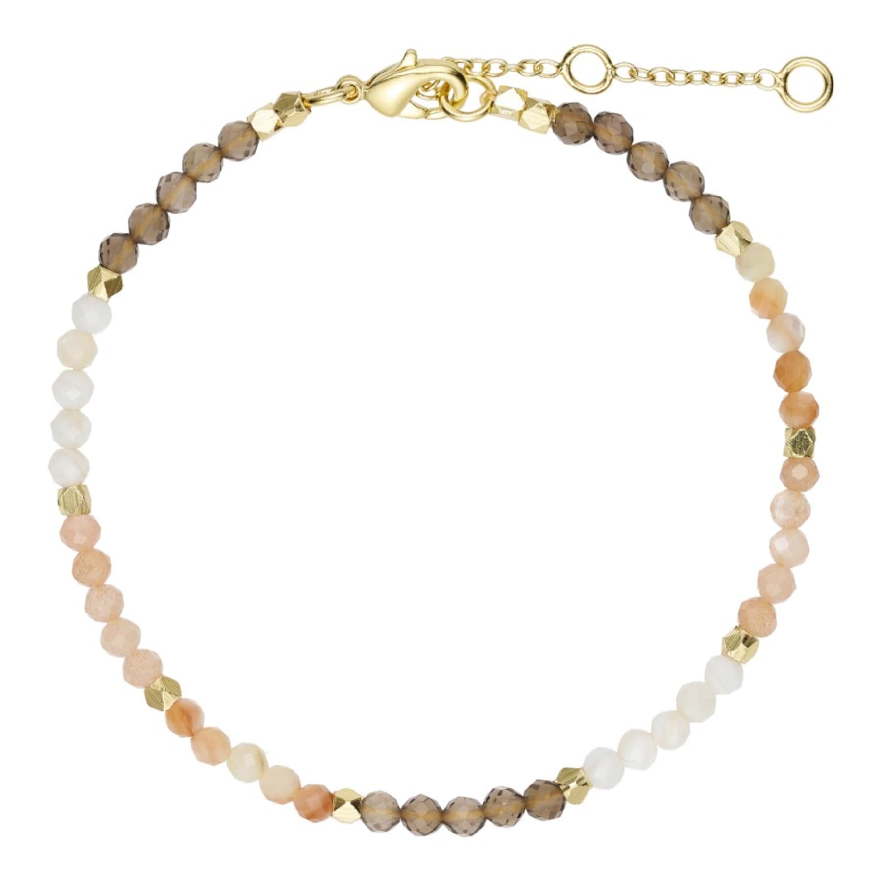 Filippa armbånd - 24K Guldbelagt smoky