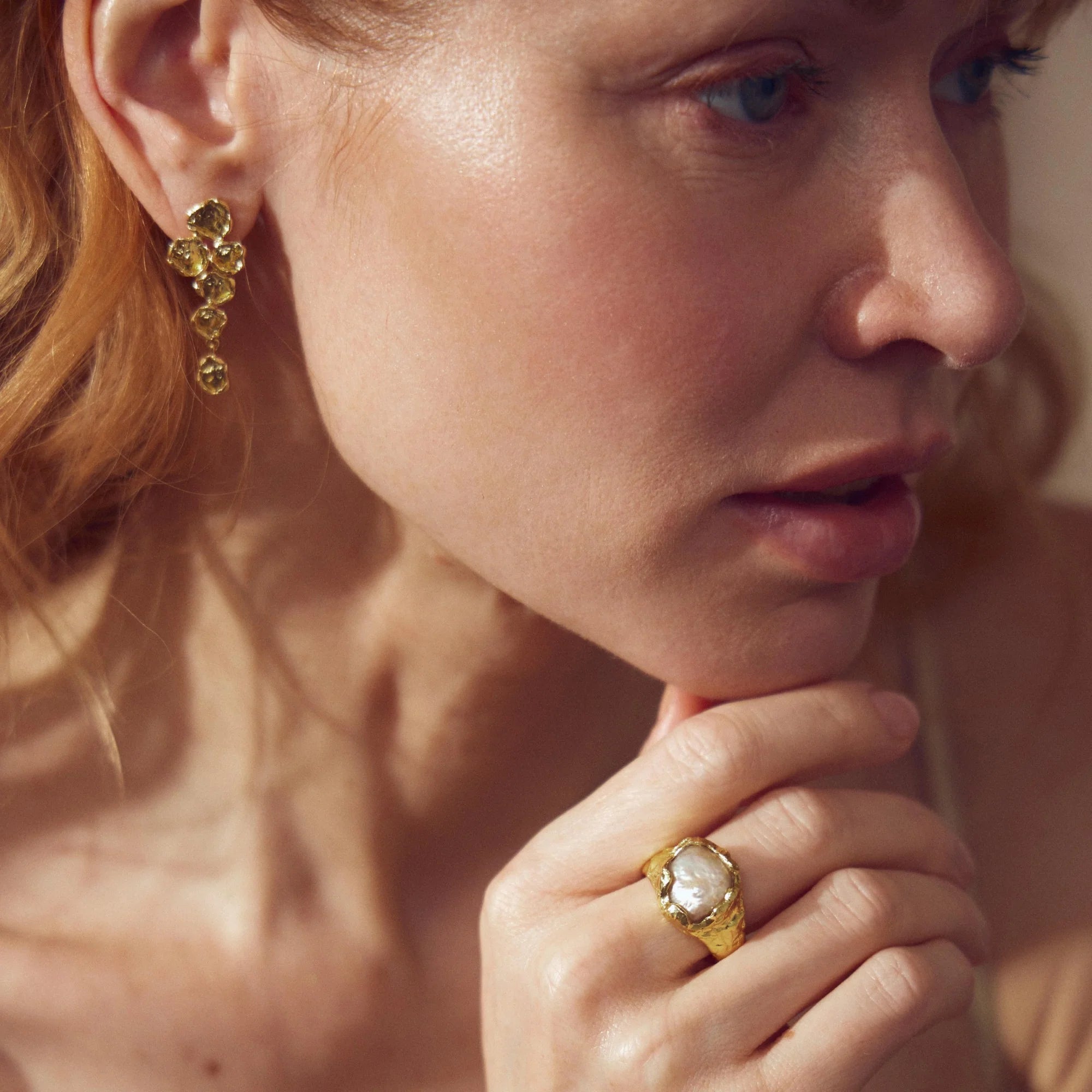 Gretha stora ringar - Silver