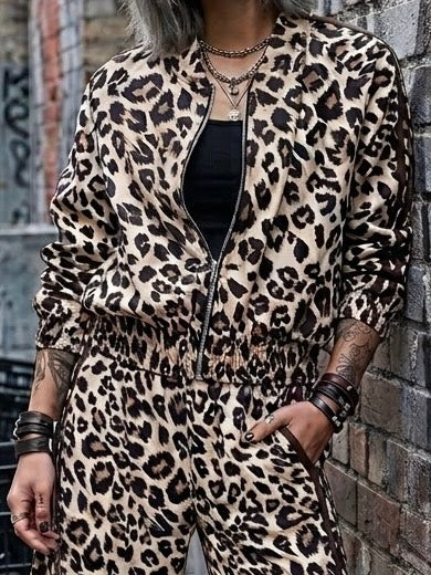 Leopard Jacket Poplin - Leopard