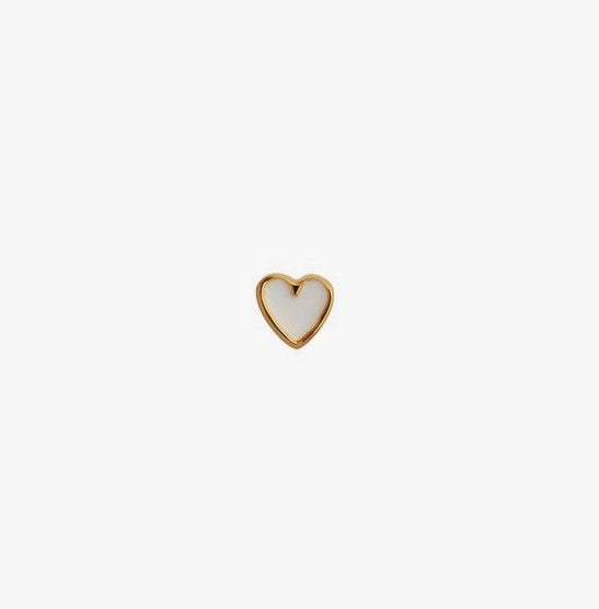 Petit love heart white