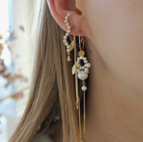 Three leaves earring