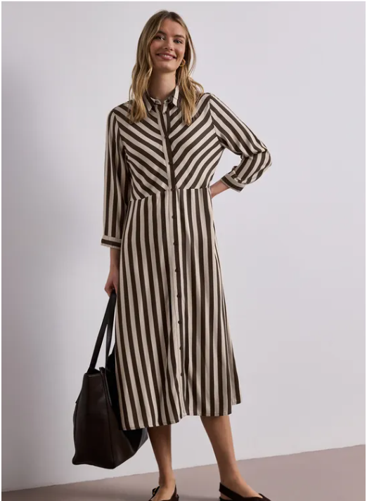 Shirt Dress - Clay Sand
