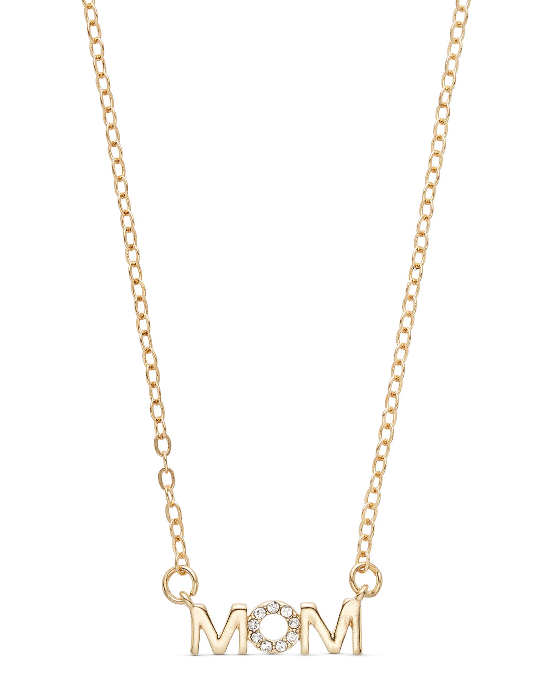 Mom Necklace - Gold