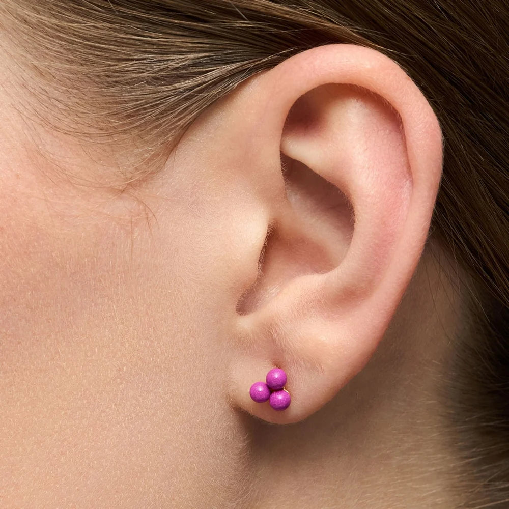 Trio Ørering - Electric Fuchsia Pink