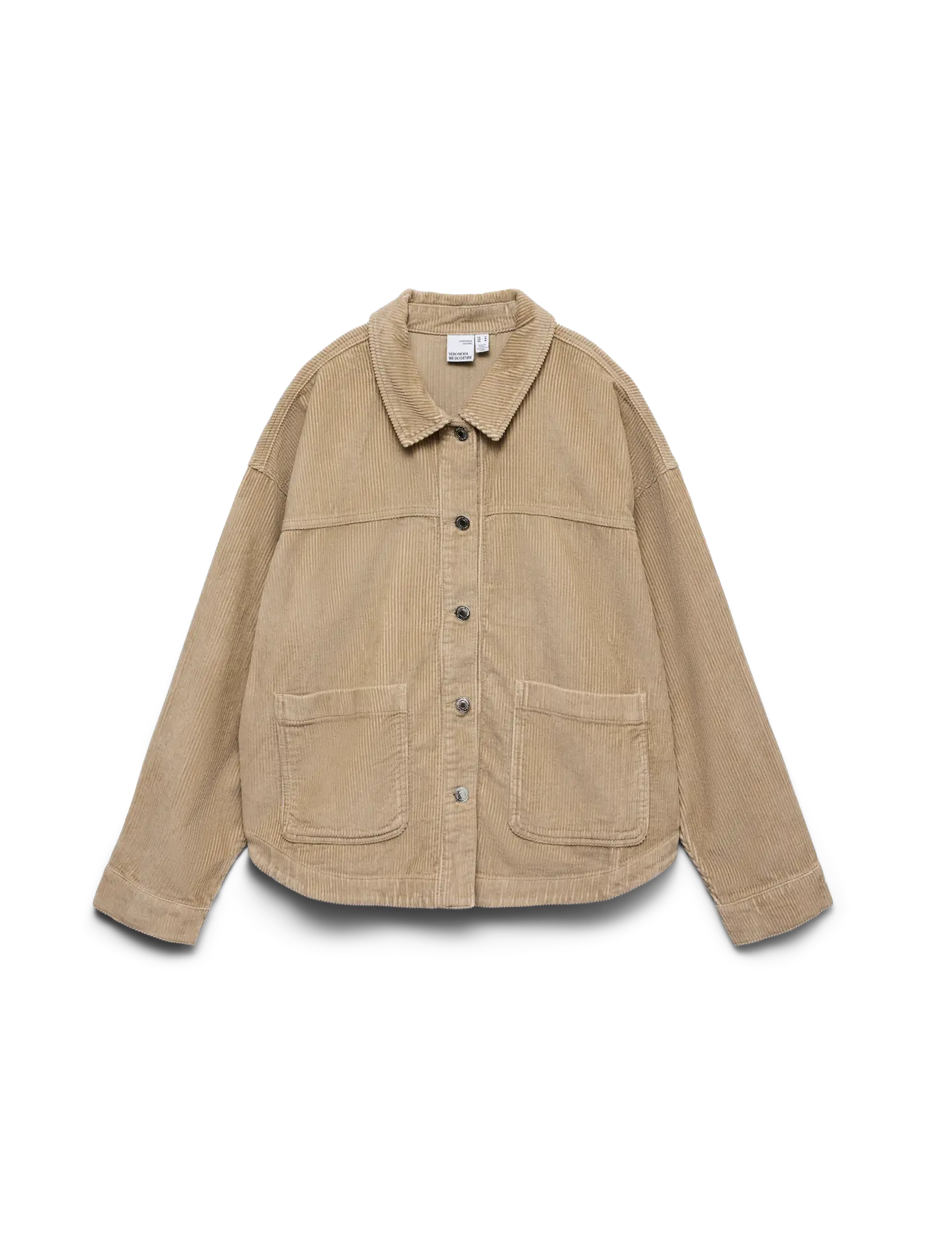 JAMIE CORDUROY SHACKET - Silver Mink