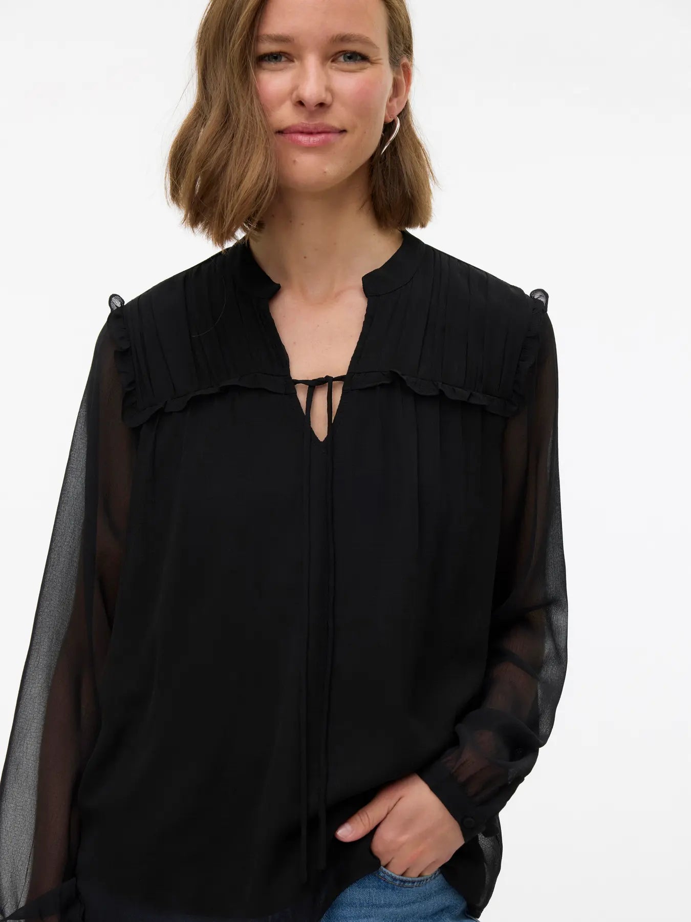 LINEA LS TOP - Black