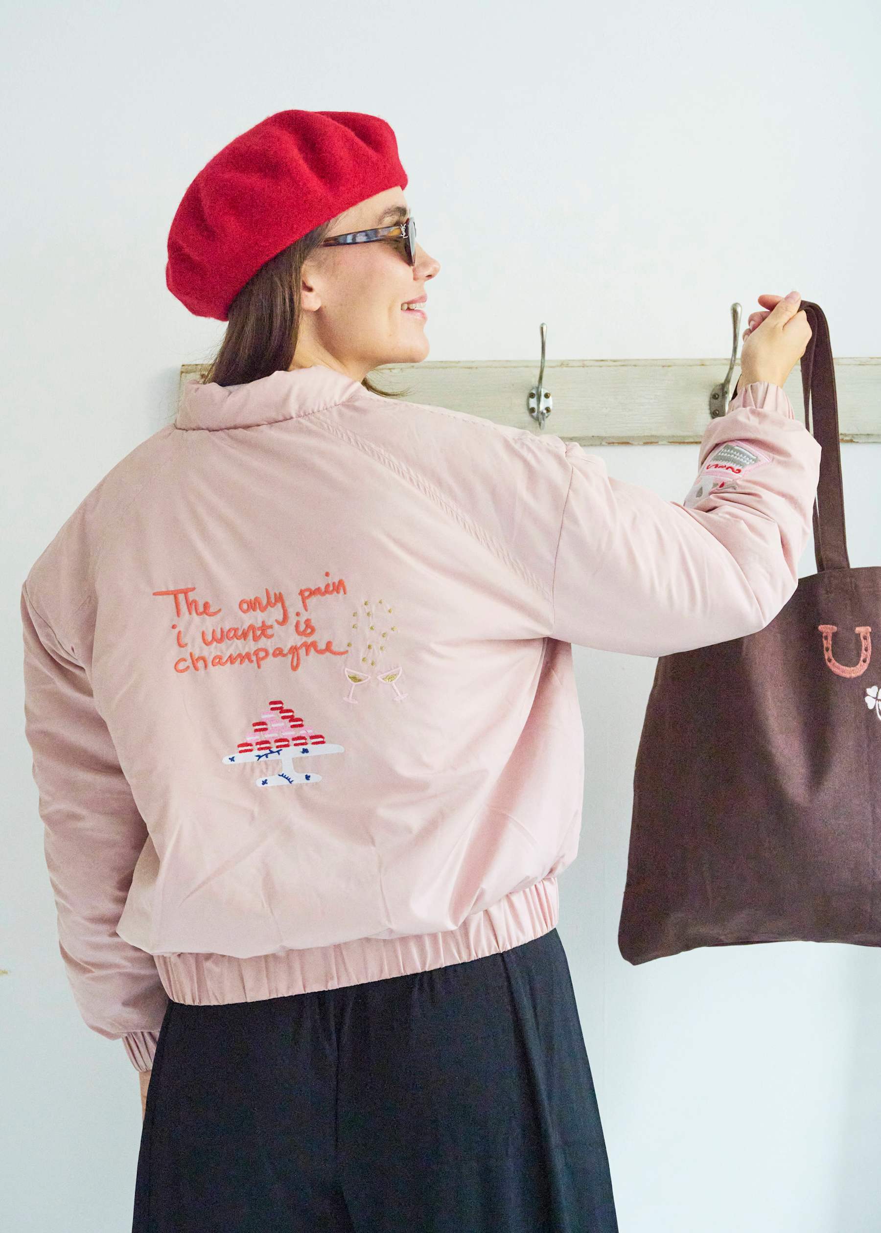 Mi Amore Bomber jacket - Rosa