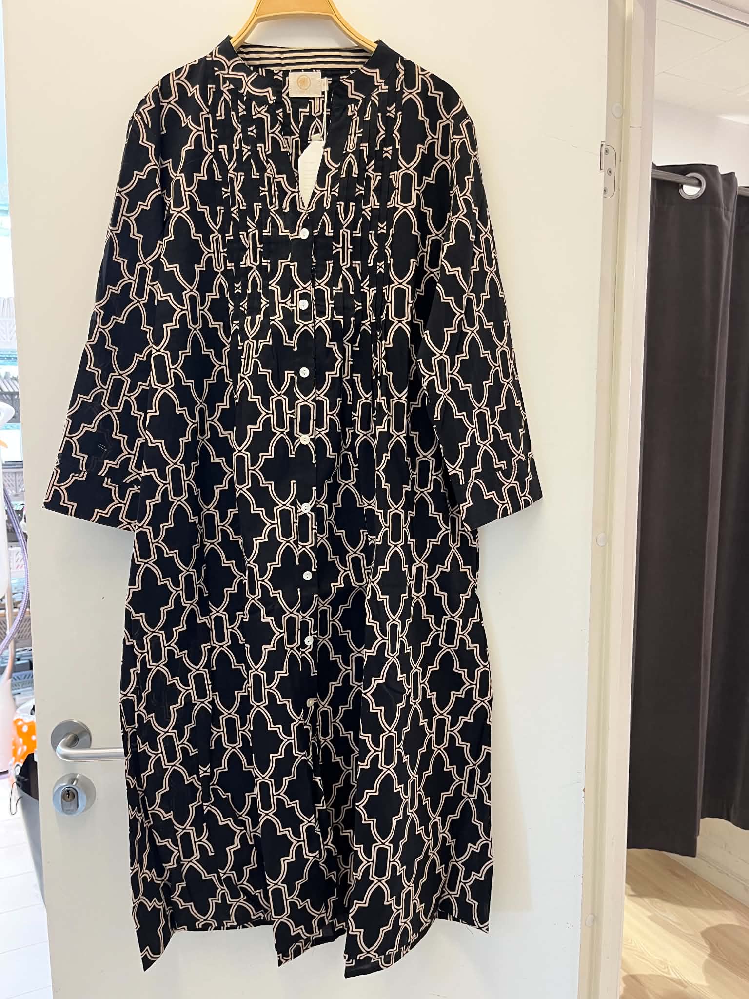 Torino Dress - Black and Beige