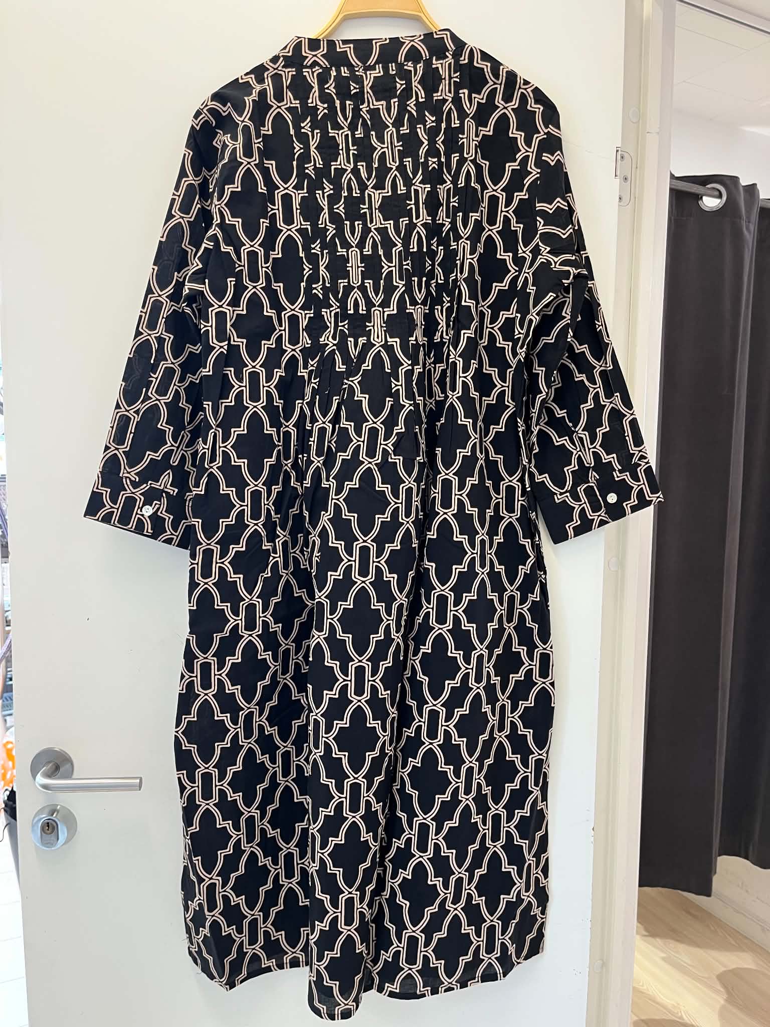 Torino Dress - Black and Beige