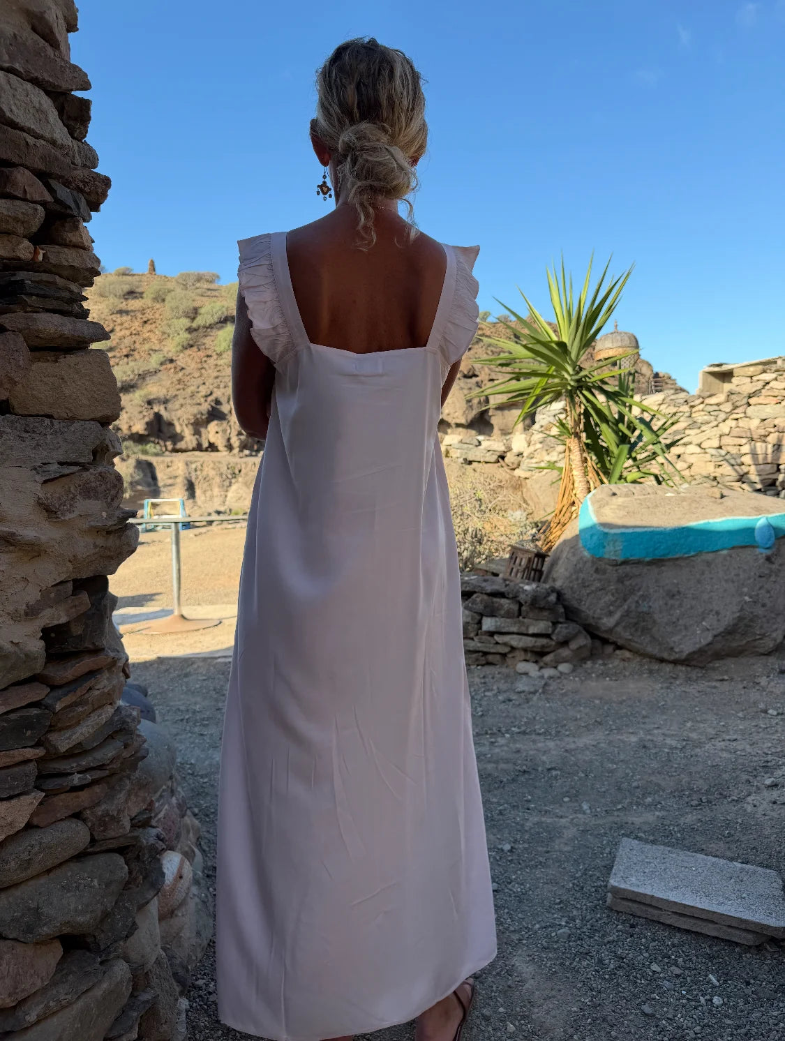 Lobster Summer Dress - Light Pink