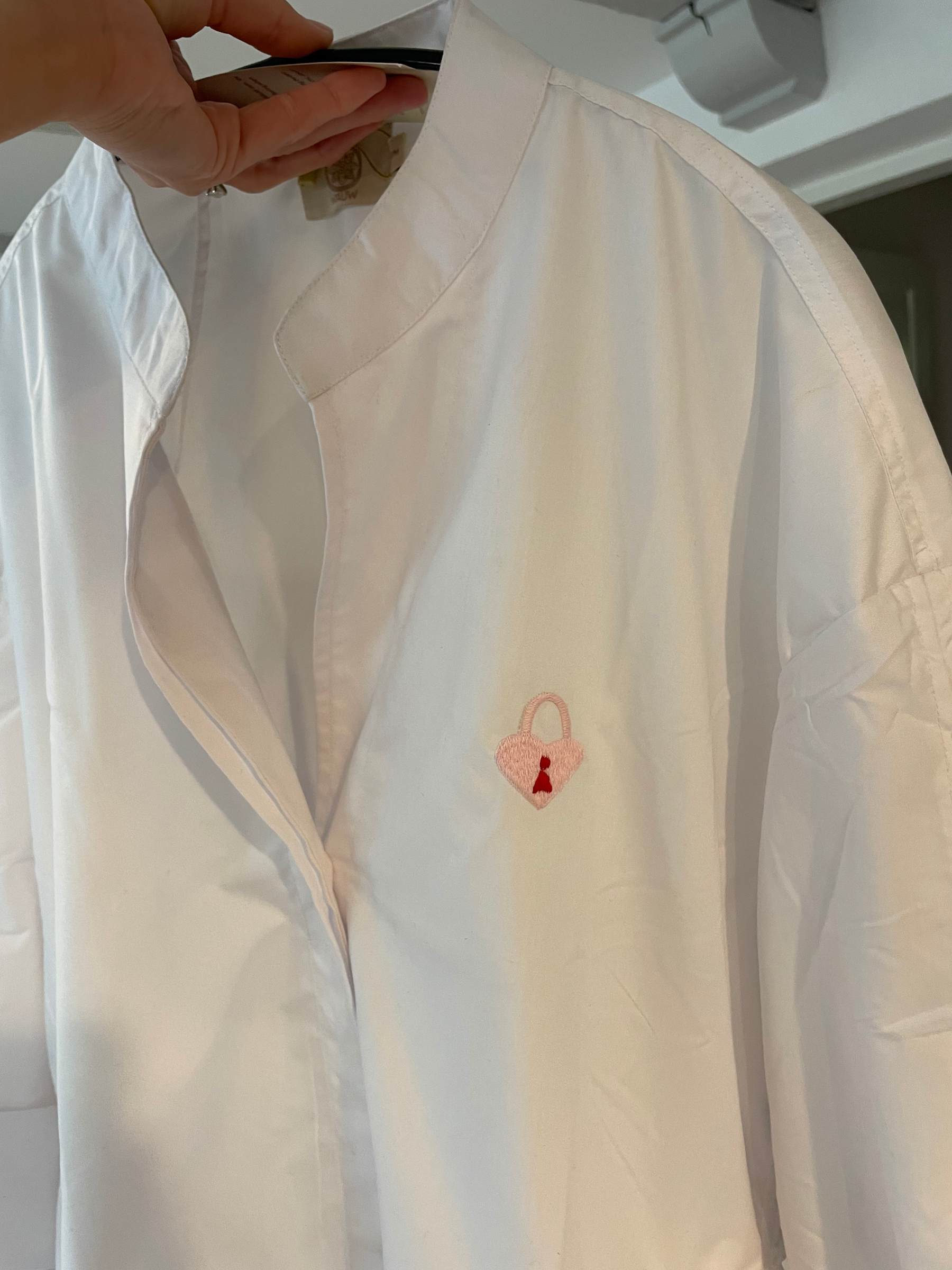 PREORDER-Luna shirt Heart Beat - Paper White