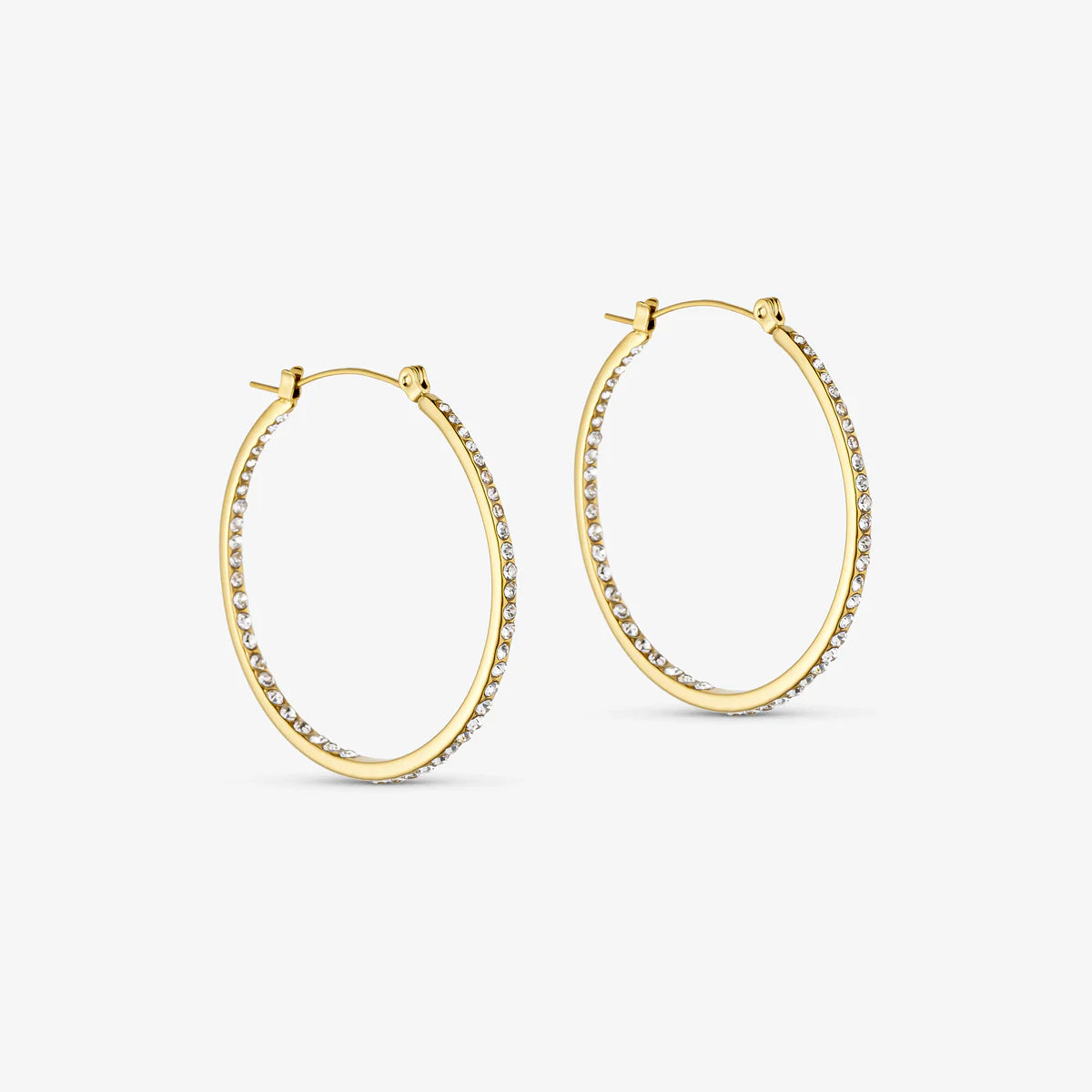 Tara Hoops 40mm - 18 karat guldbelagt