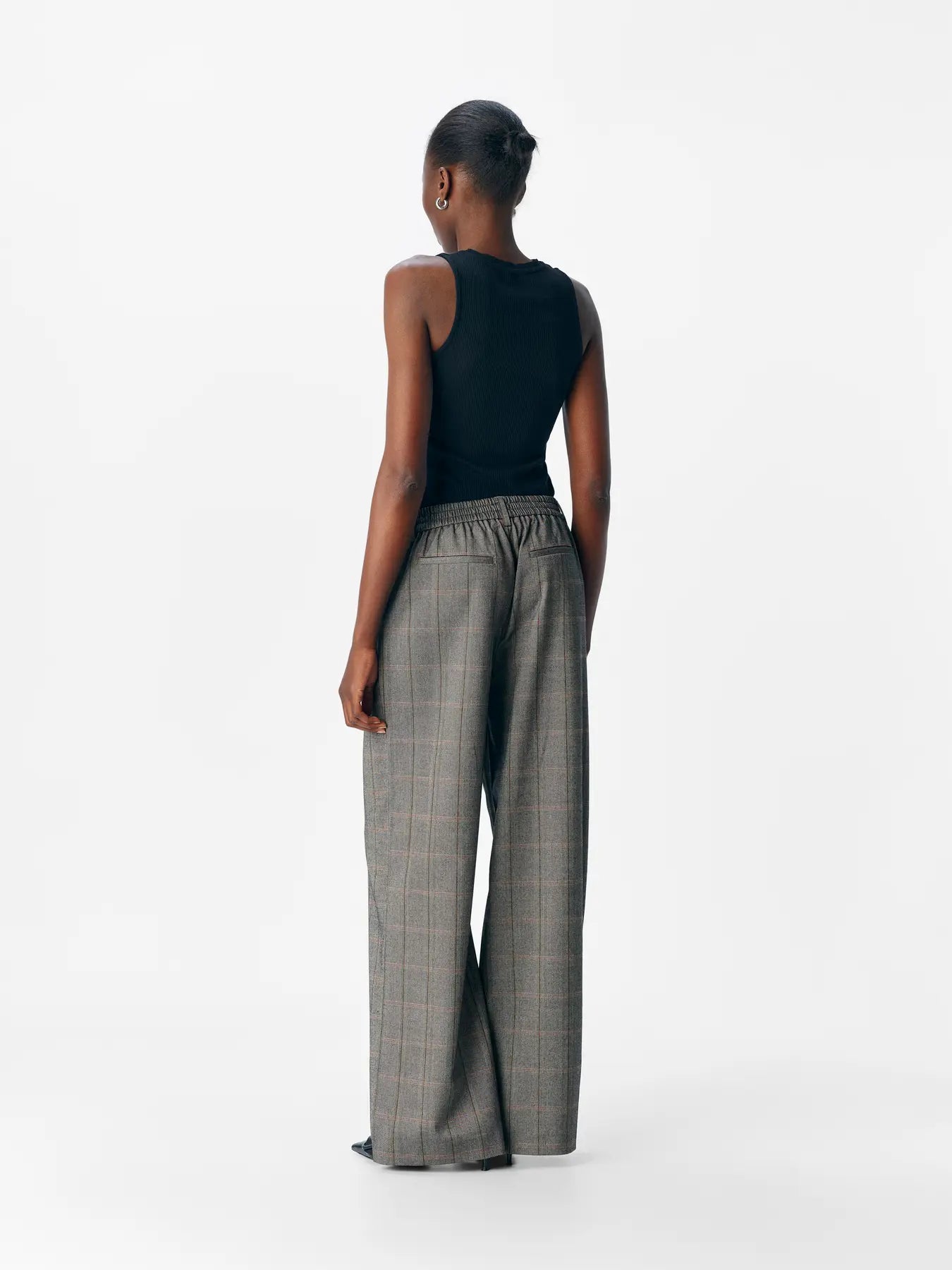 Lisa WIDE pant - Black/Humus