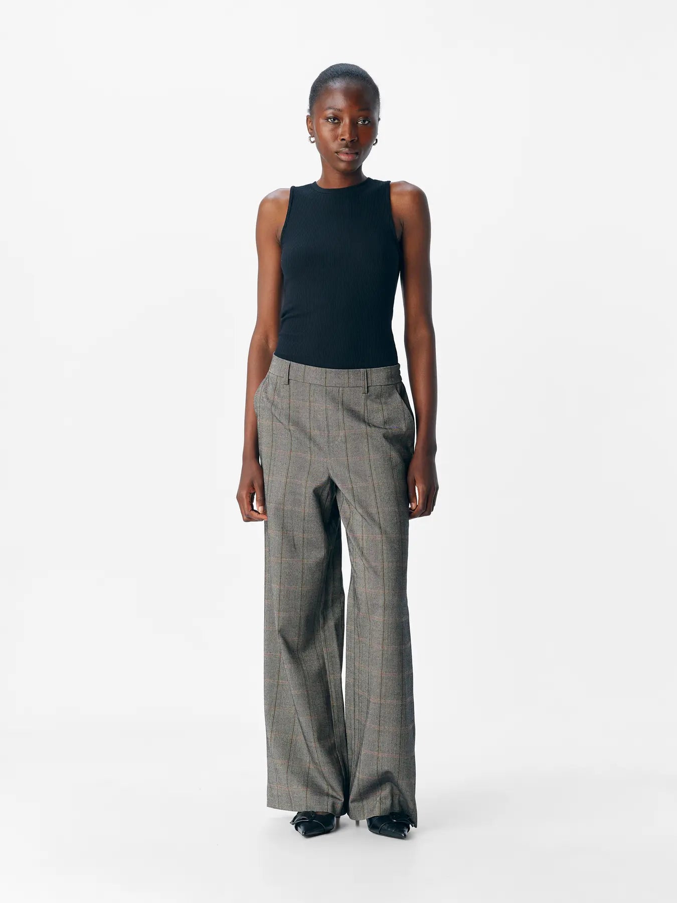 Lisa WIDE pant - Black/Humus