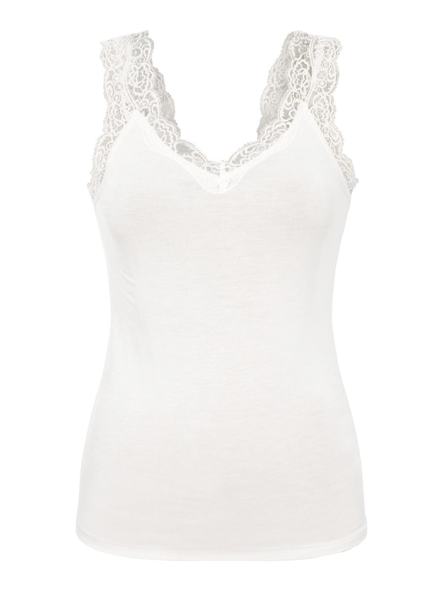 Barbera lace top white
